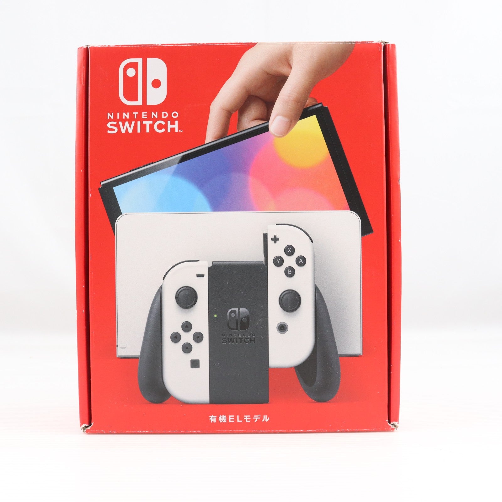 【中古即納】[Switch] (本体) Nintendo Switch(ニンテンドースイッチ) 有機ELモデル Joy-Con(L)/R ホワイト 任天堂(HEG-S-KAAAA)(20211008)
