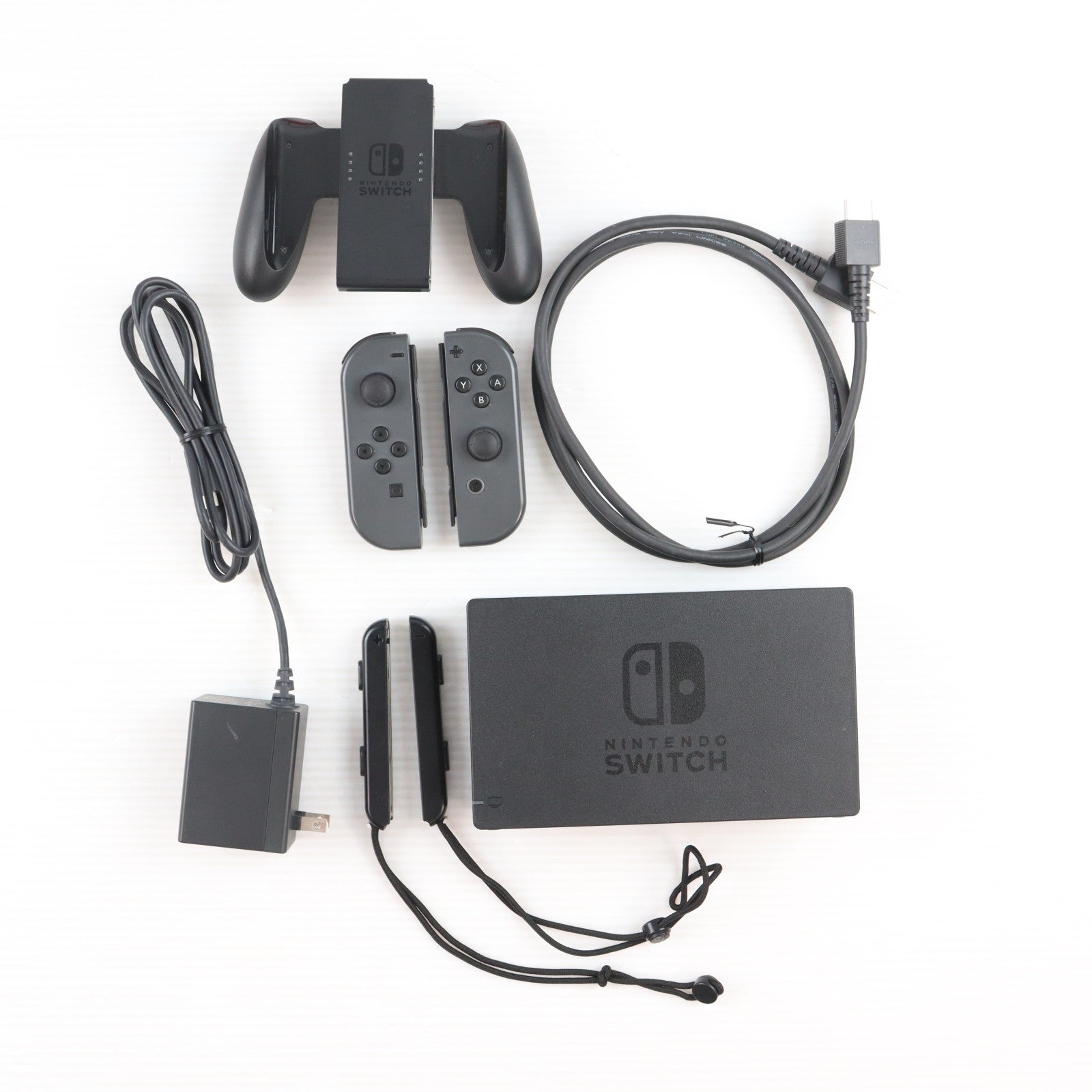 【中古即納】[Switch] (本体) Nintendo Switch(ニンテンドースイッチ) Joy-Con(L)/R グレー 任天堂(HAC-S-KAAAA)(20170303)