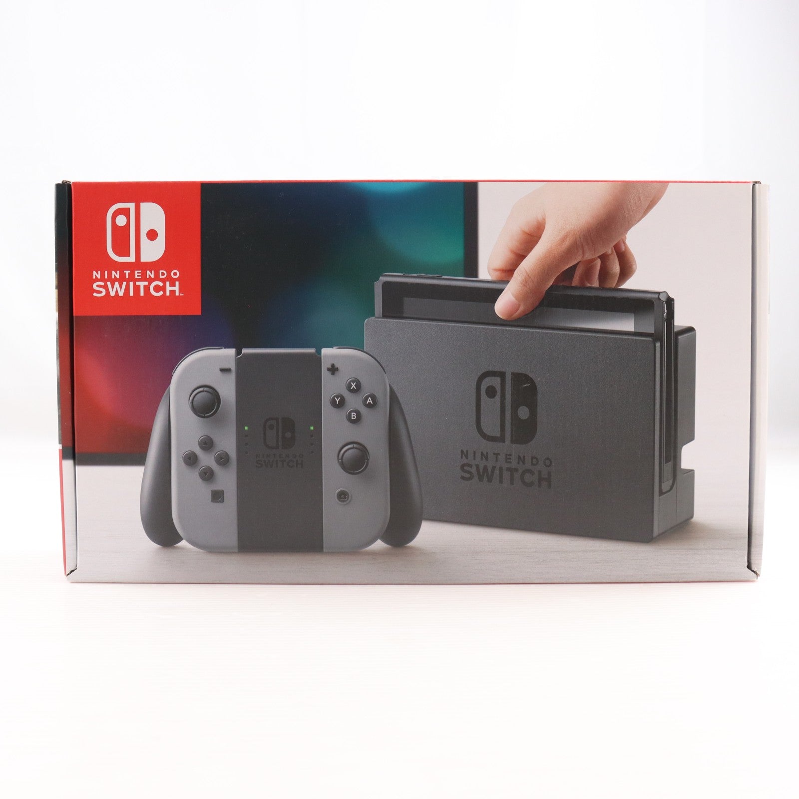 【中古即納】[Switch] (本体) Nintendo Switch(ニンテンドースイッチ) Joy-Con(L)/R グレー 任天堂(HAC-S-KAAAA)(20170303)