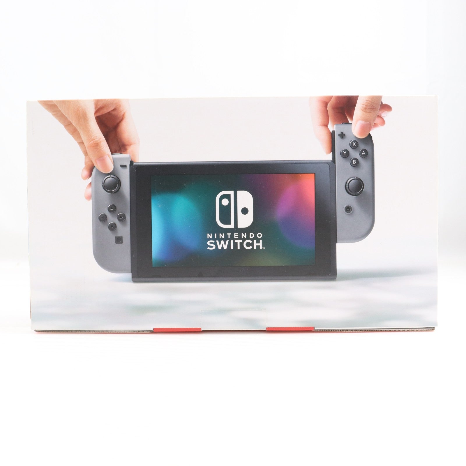 【中古即納】[Switch] (本体) Nintendo Switch(ニンテンドースイッチ) Joy-Con(L)/R グレー 任天堂(HAC-S-KAAAA)(20170303)