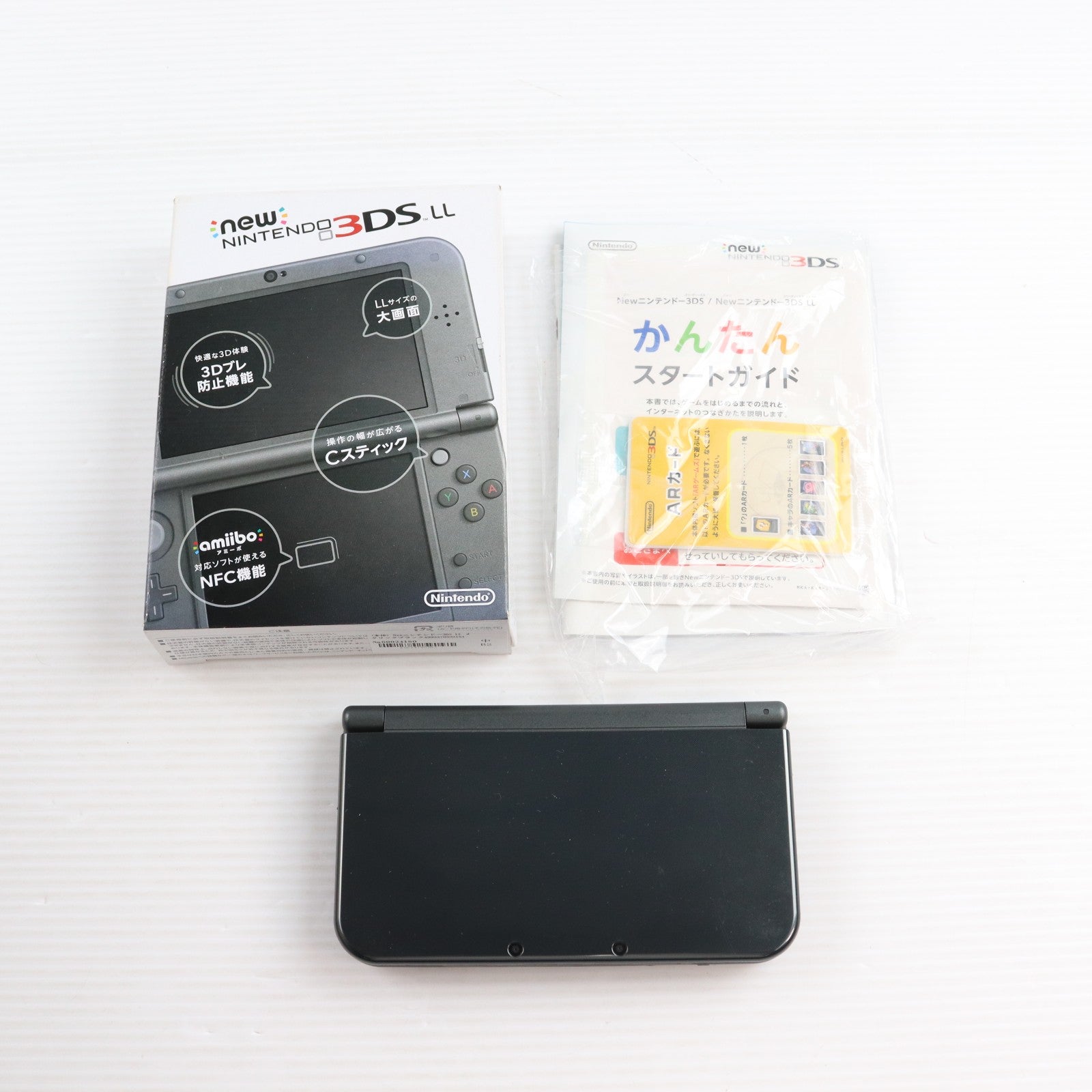 【中古即納】[3DS] (本体) Newニンテンドー3DS LL メタリックブラック 任天堂(RED-S-VAAA)(20141011)