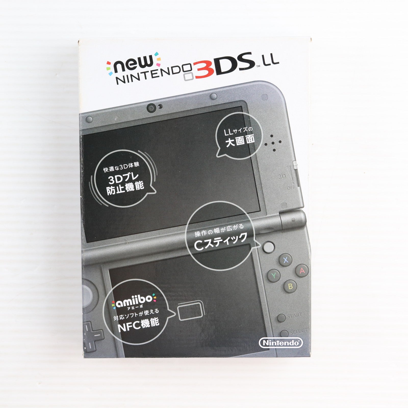 【中古即納】[3DS] (本体) Newニンテンドー3DS LL メタリックブラック 任天堂(RED-S-VAAA)(20141011)