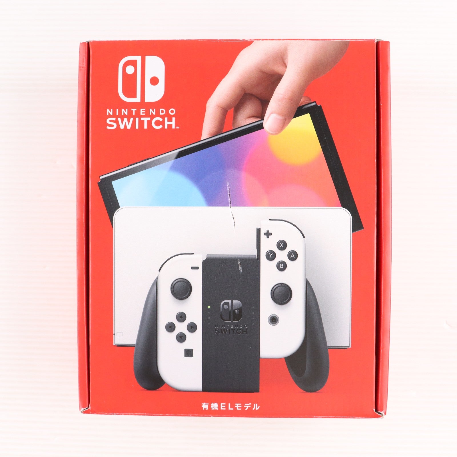 【中古即納】[Switch] (本体) Nintendo Switch(ニンテンドースイッチ) 有機ELモデル Joy-Con(L)/R ホワイト 任天堂(HEG-S-KAAAA)(20211008)