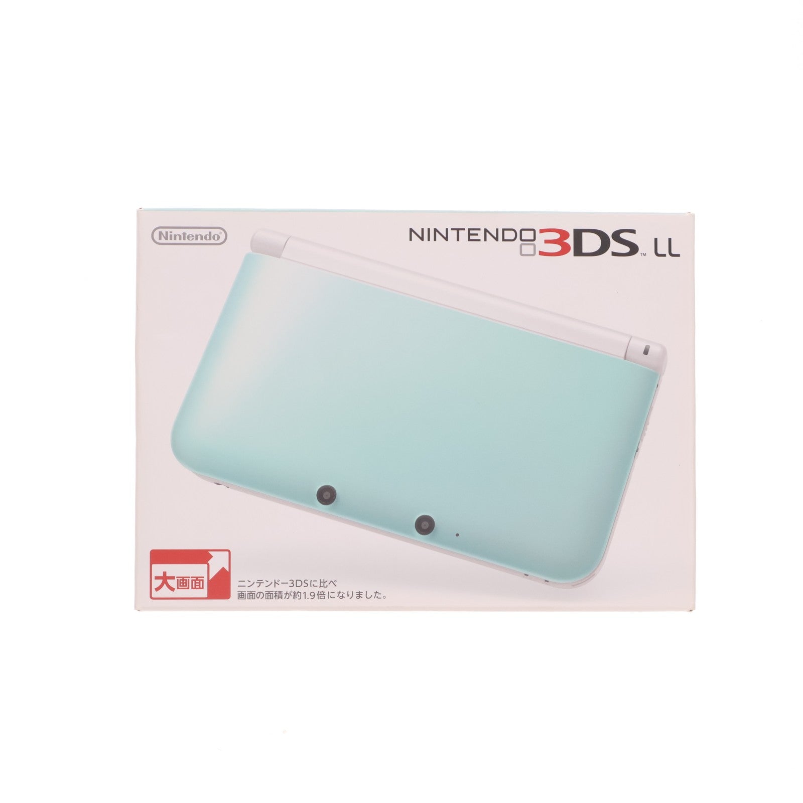 【中古即納】[3DS] (本体) ニンテンドー3DS LL ミント×ホワイト 任天堂(SPR-S-MAAA)(20130418)
