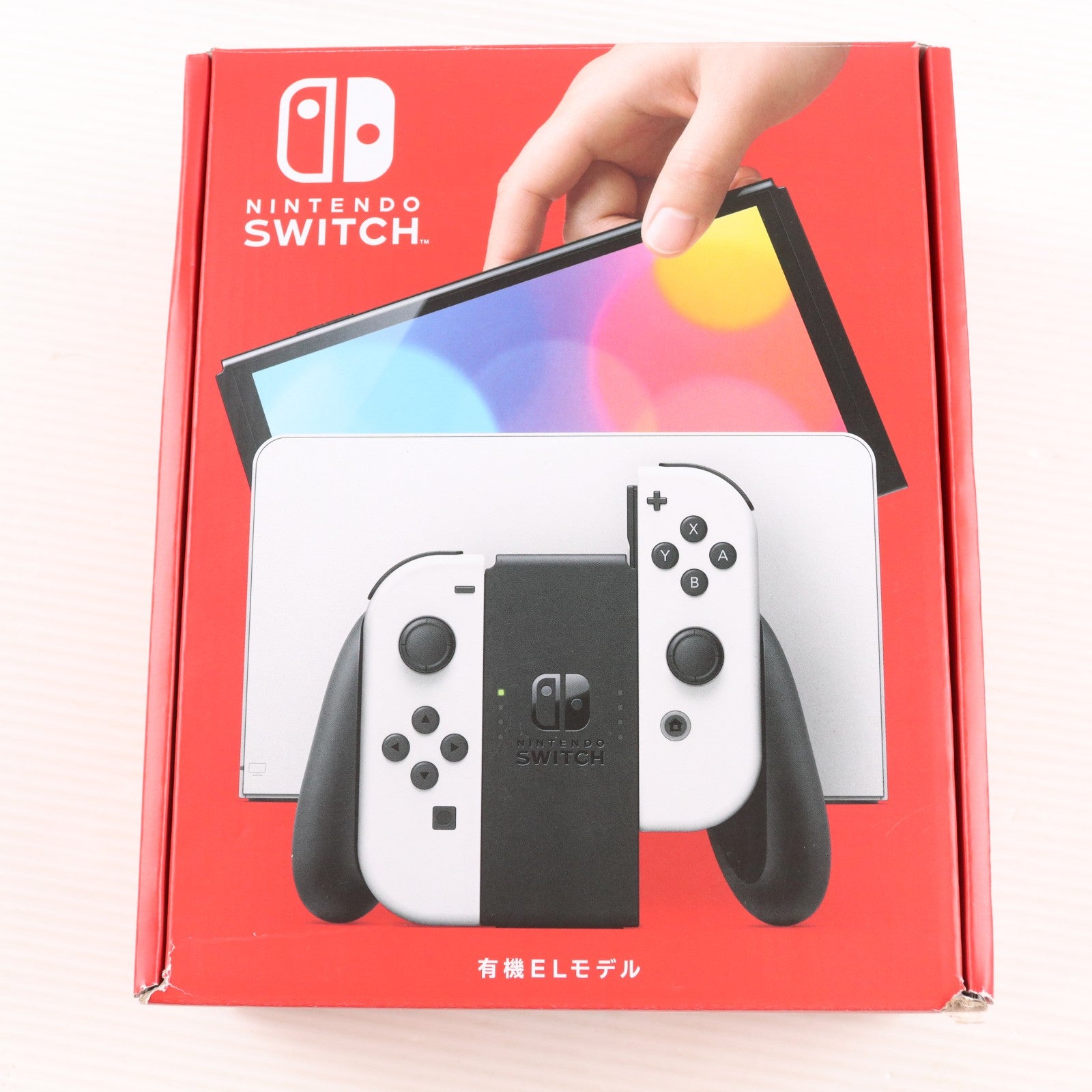 【中古即納】[Switch] (本体) Nintendo Switch(ニンテンドースイッチ) 有機ELモデル Joy-Con(L)/R ホワイト 任天堂(HEG-S-KAAAA)(20211008)