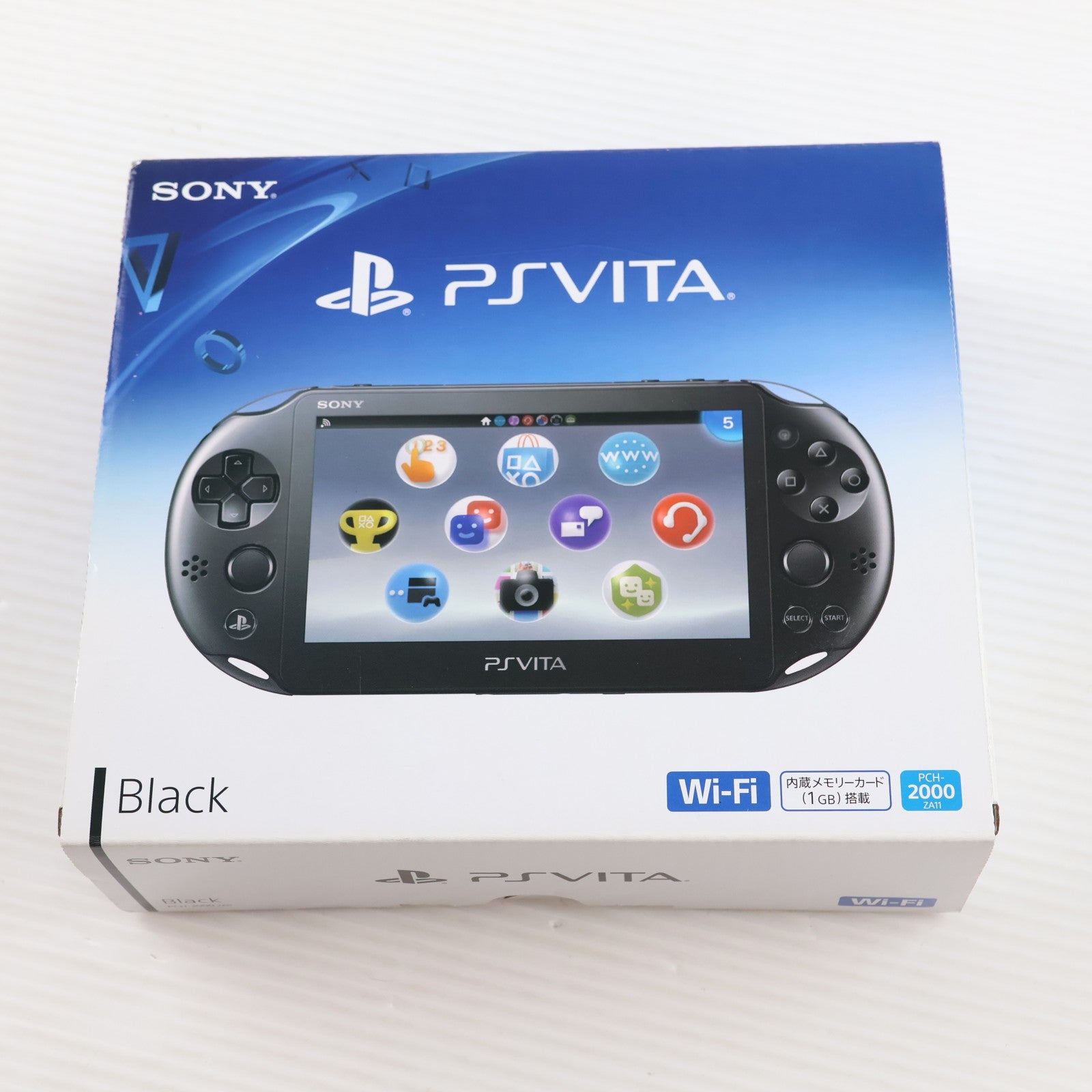 【中古即納】[PSVita] (本体) PlayStation Vita(プレイステーション ヴィータ) Wi-Fiモデル ブラック SCE(PCH-2000ZA11)(20131010)