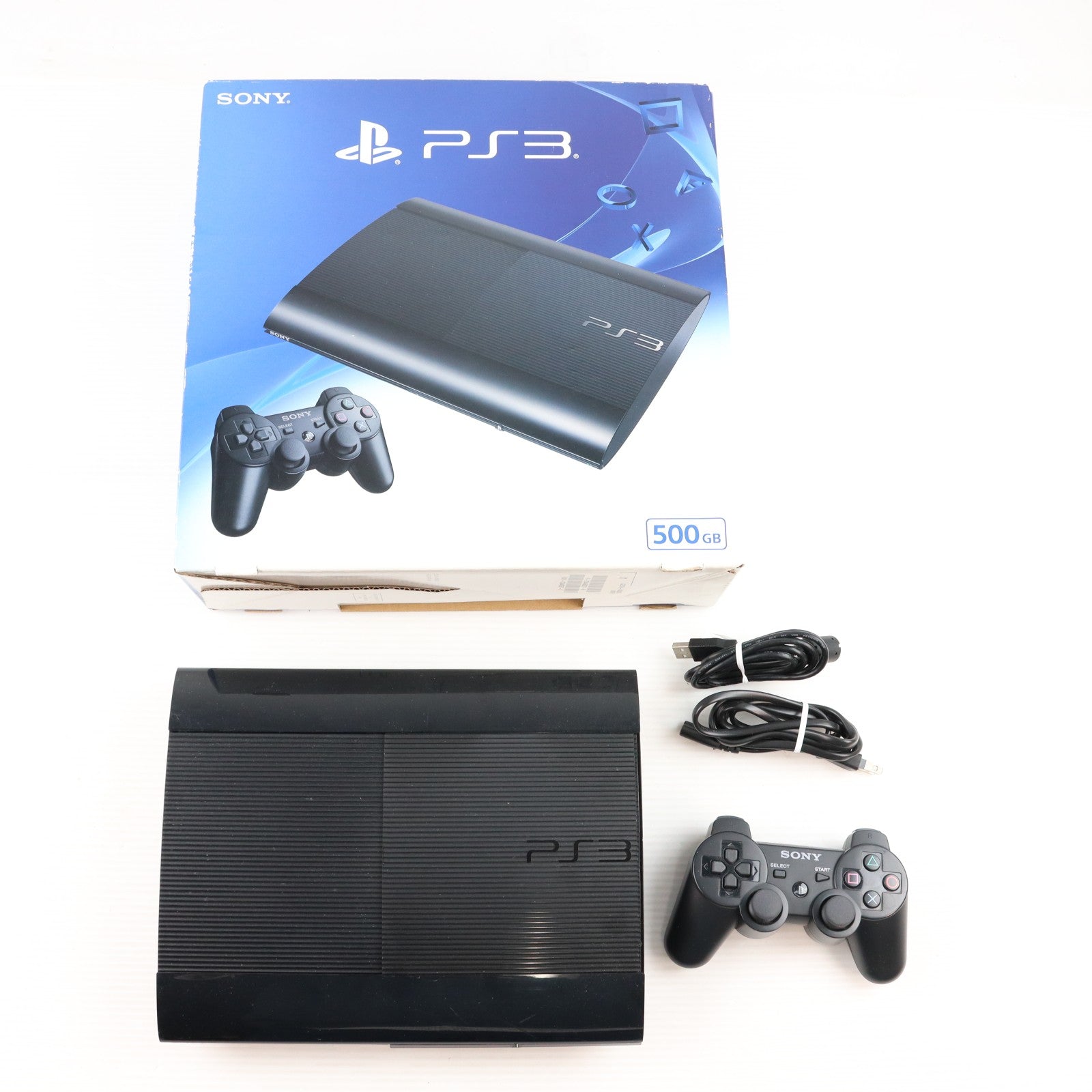 【中古即納】[PS3] (本体) PlayStation 3(プレイステーション3) チャコール・ブラック HDD500GB SCE(CECH-4300C)(20140828)
