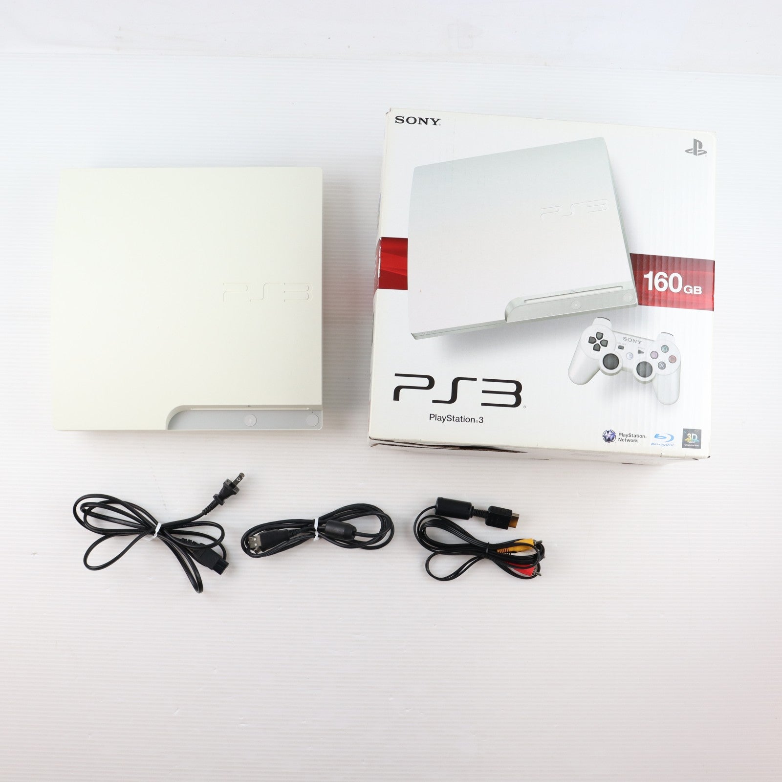 【中古即納】[PS3] (本体) PlayStation 3(プレイステーション3) クラシック・ホワイト HDD160GB SCE(CECH-3000ALW)(20110908)