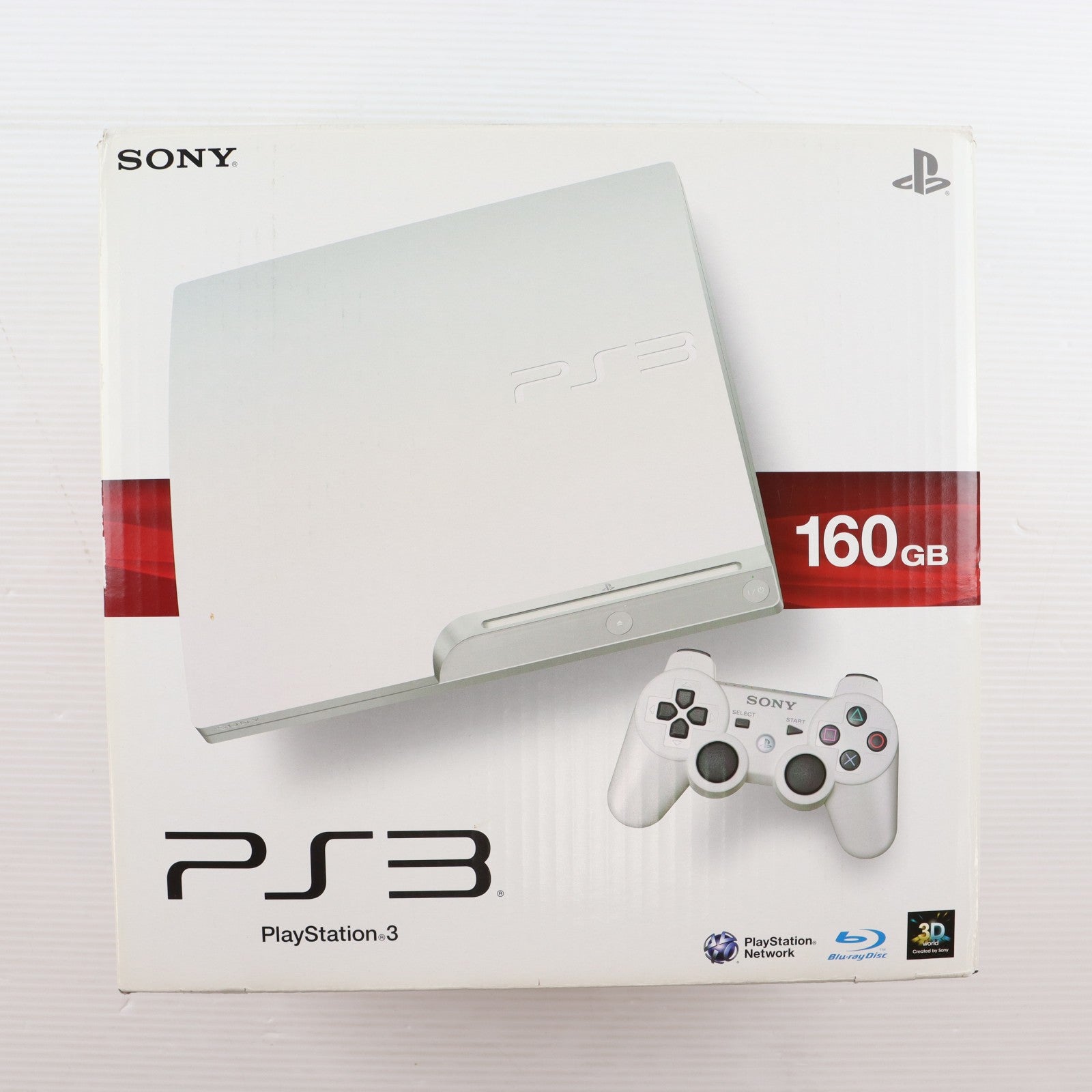 【中古即納】[PS3] (本体) PlayStation 3(プレイステーション3) クラシック・ホワイト HDD160GB SCE(CECH-3000ALW)(20110908)