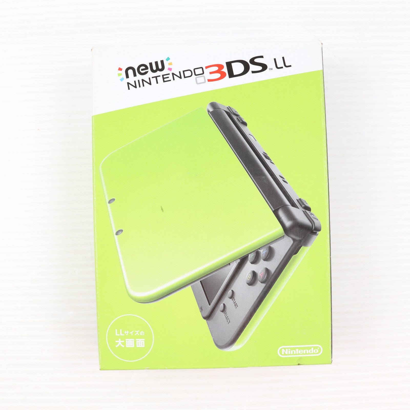 【中古即納】[3DS] (本体) Newニンテンドー3DS LL ライム×ブラック 任天堂(RED-S-MAAA)(20160609)