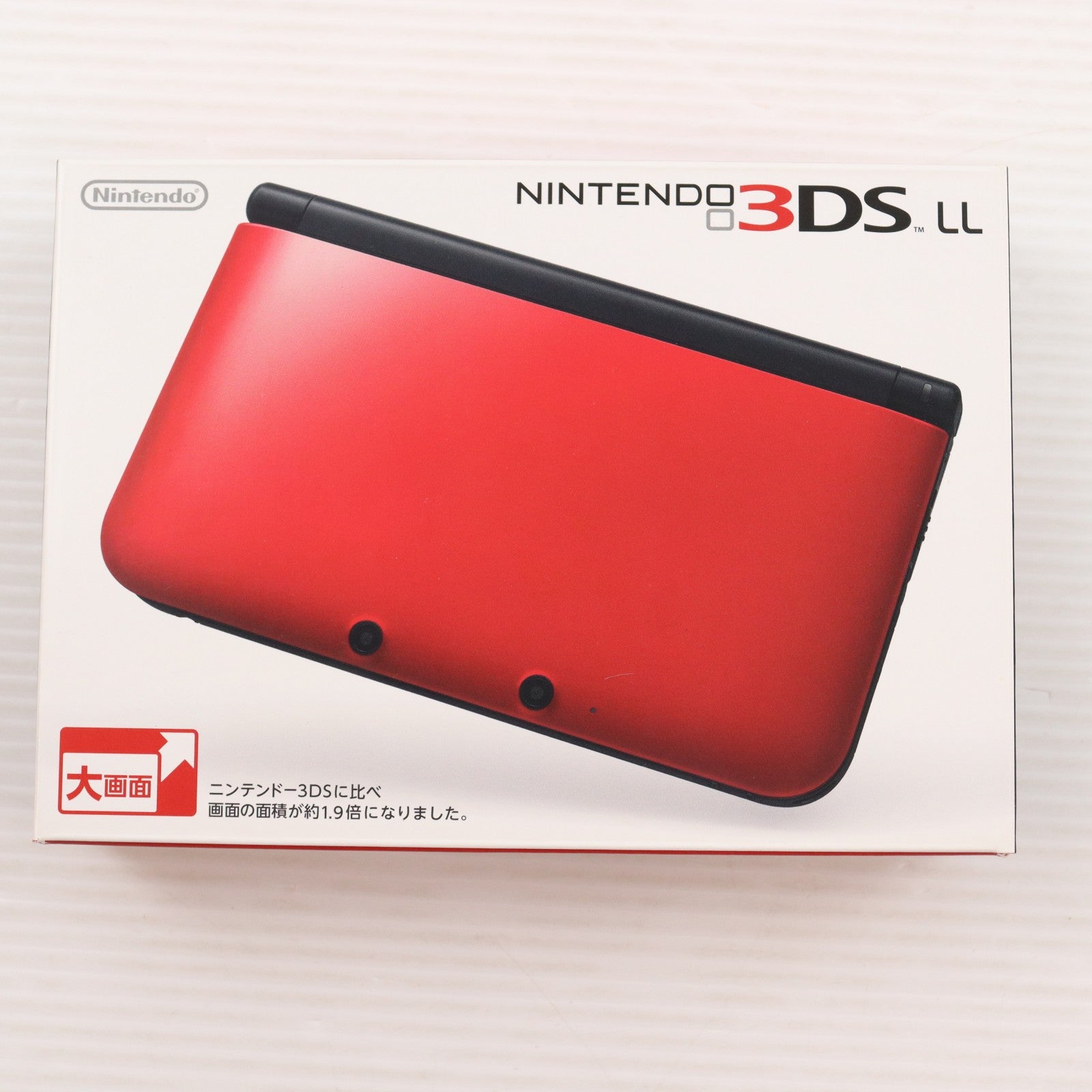 【中古即納】[3DS] (本体) ニンテンドー3DS LL レッド×ブラック 任天堂(SPR-S-RKAA)(20120728)