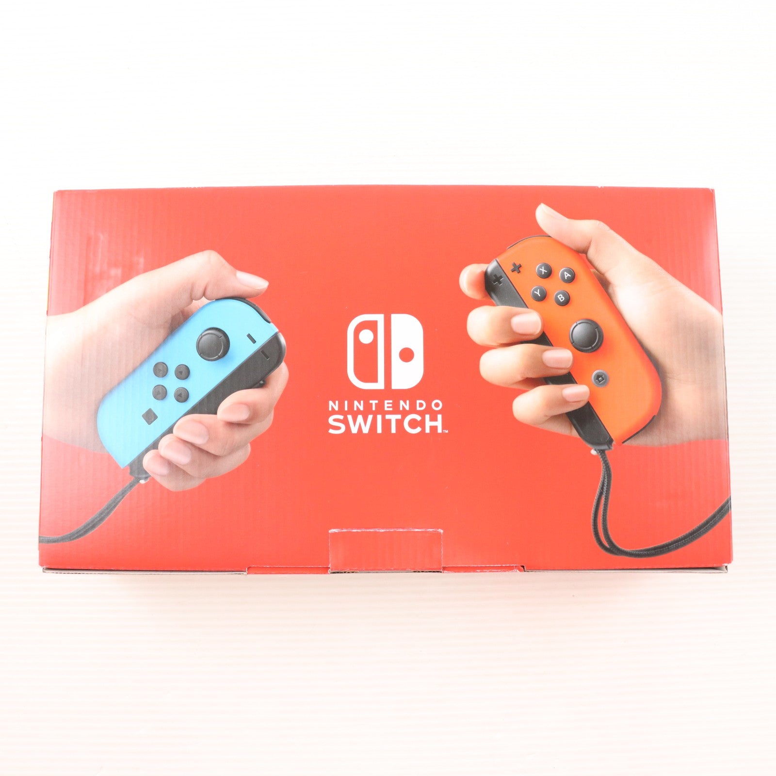 【中古即納】[Switch] (本体) Nintendo Switch(ニンテンドースイッチ) Joy-Con(L) ネオンブルー/(R) ネオンレッド 任天堂(HAD-S-KABAA)(20190830)