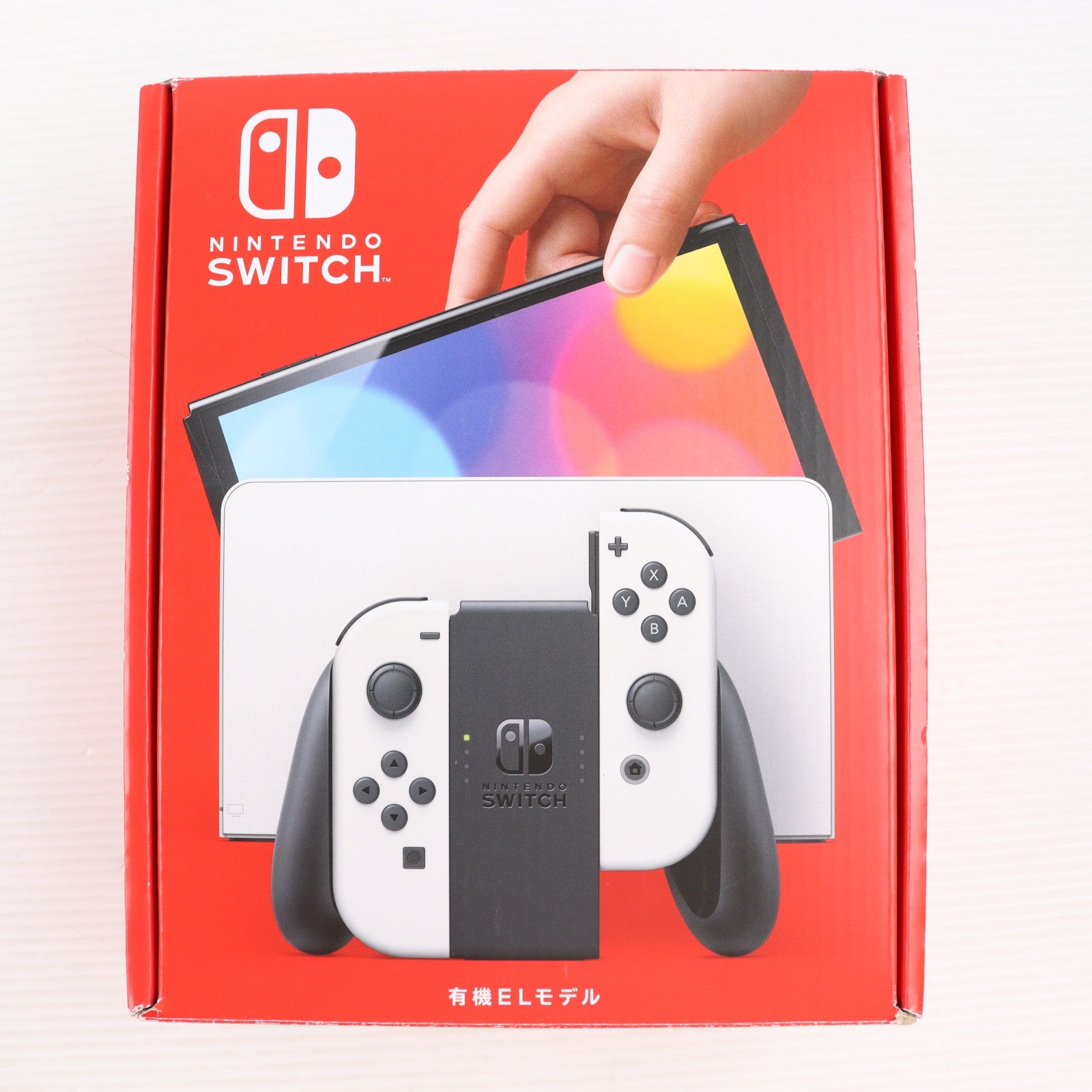【中古即納】[Switch] (本体) Nintendo Switch(ニンテンドースイッチ) 有機ELモデル Joy-Con(L)/(R) ホワイト 任天堂(HEG-S-KAAAA)(20211008)
