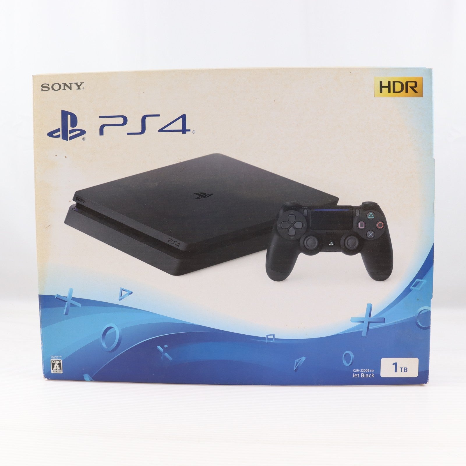 【中古即納】[PS4] (本体) PlayStation 4(プレイステーション4) ジェット・ブラック 1TB SIE(CUH-2200BB01)(20180625)