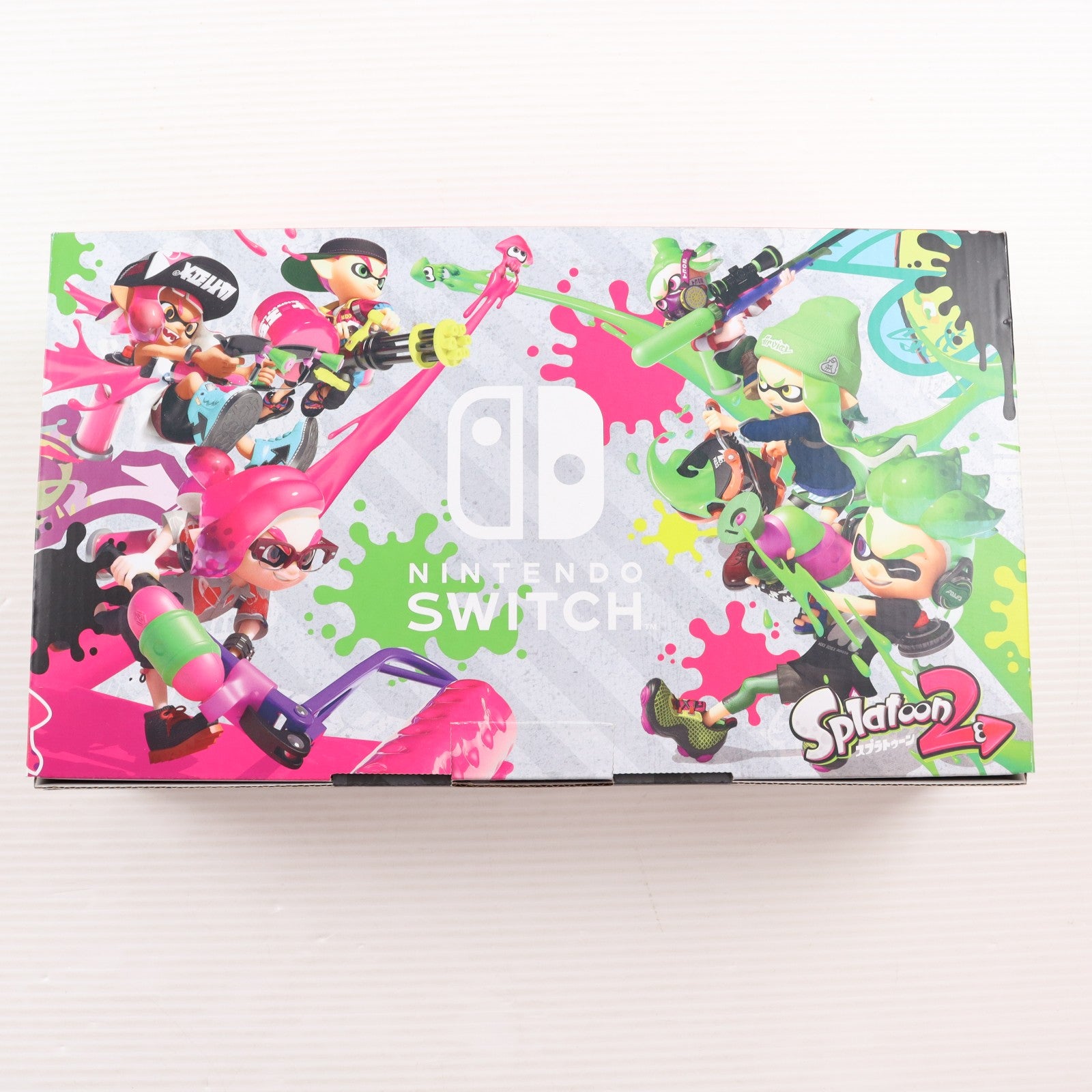 【中古即納】[Switch] (本体) Nintendo Switch(ニンテンドースイッチ) スプラトゥーン2セット 任天堂(HAC-S-KACEK)(20180713)