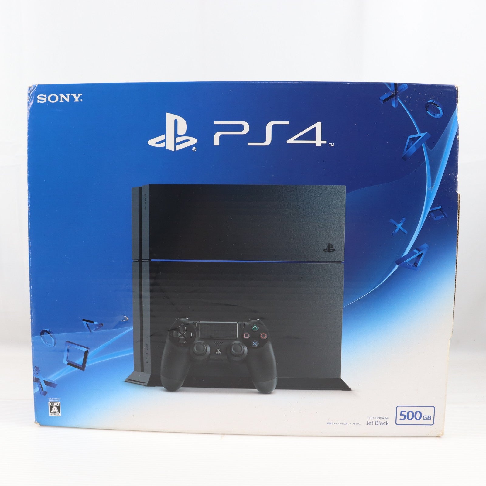 【中古即納】[PS4] (本体) PlayStation 4(プレイステーション4) ジェット・ブラック HDD500GB SCE(CUH-1200AB01)(20150625)