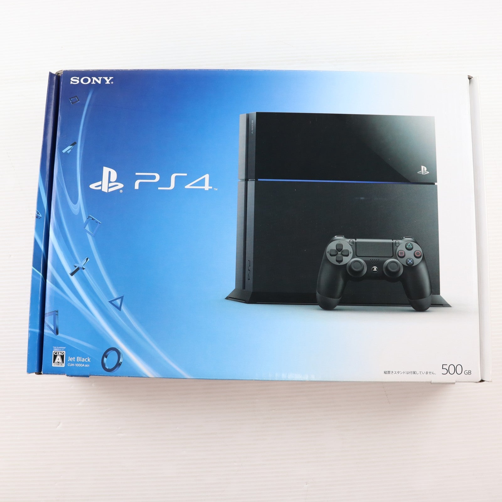 【中古即納】[PS4] (本体) PlayStation 4(プレイステーション4) ジェット・ブラック HDD500GB SCE(CUH-1000AB01)(20140222)