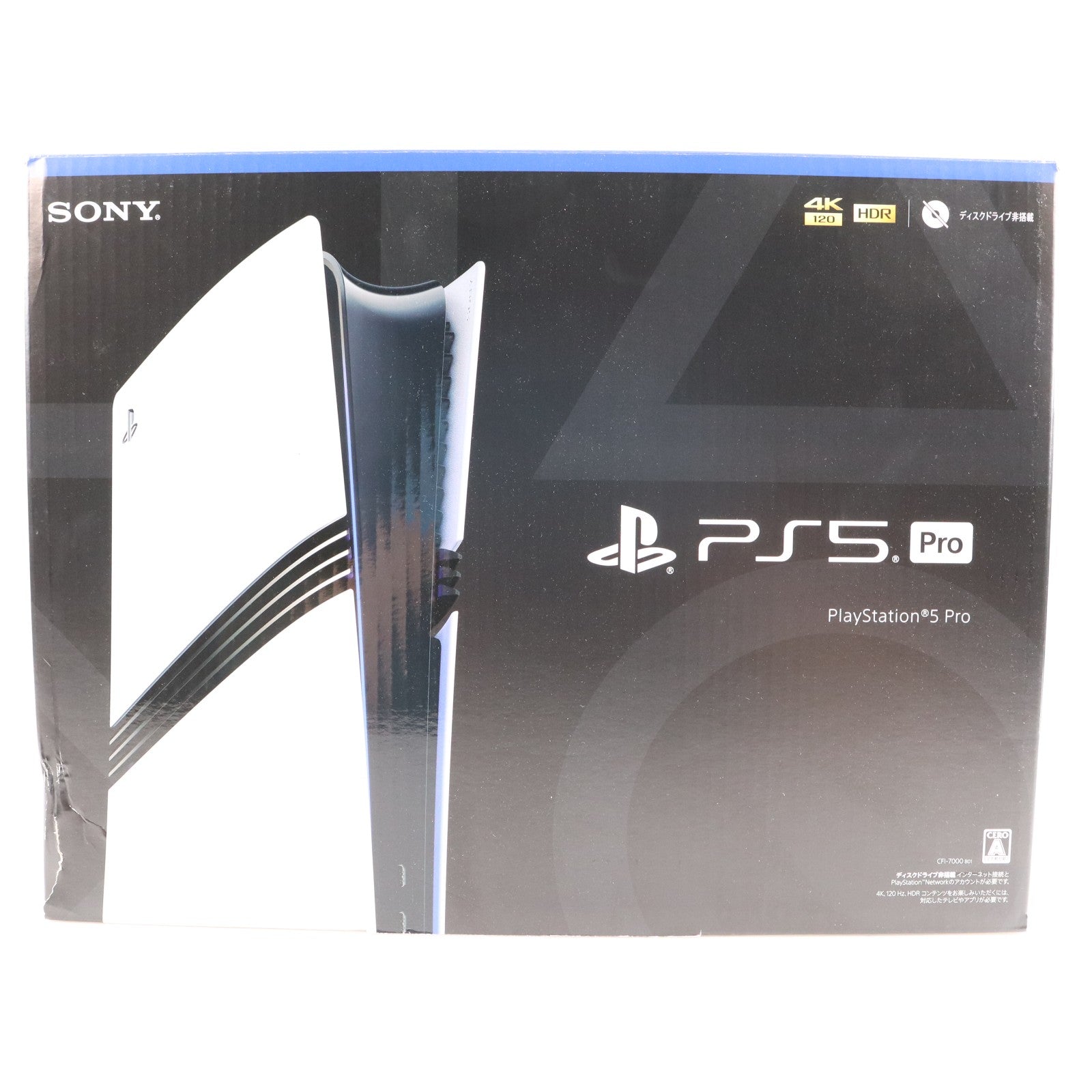 【中古即納】[PS5] (本体)(未使用) PlayStation 5 Pro(プレイステーション5 プロ) SIE(CFI-7000B01)(20241107)