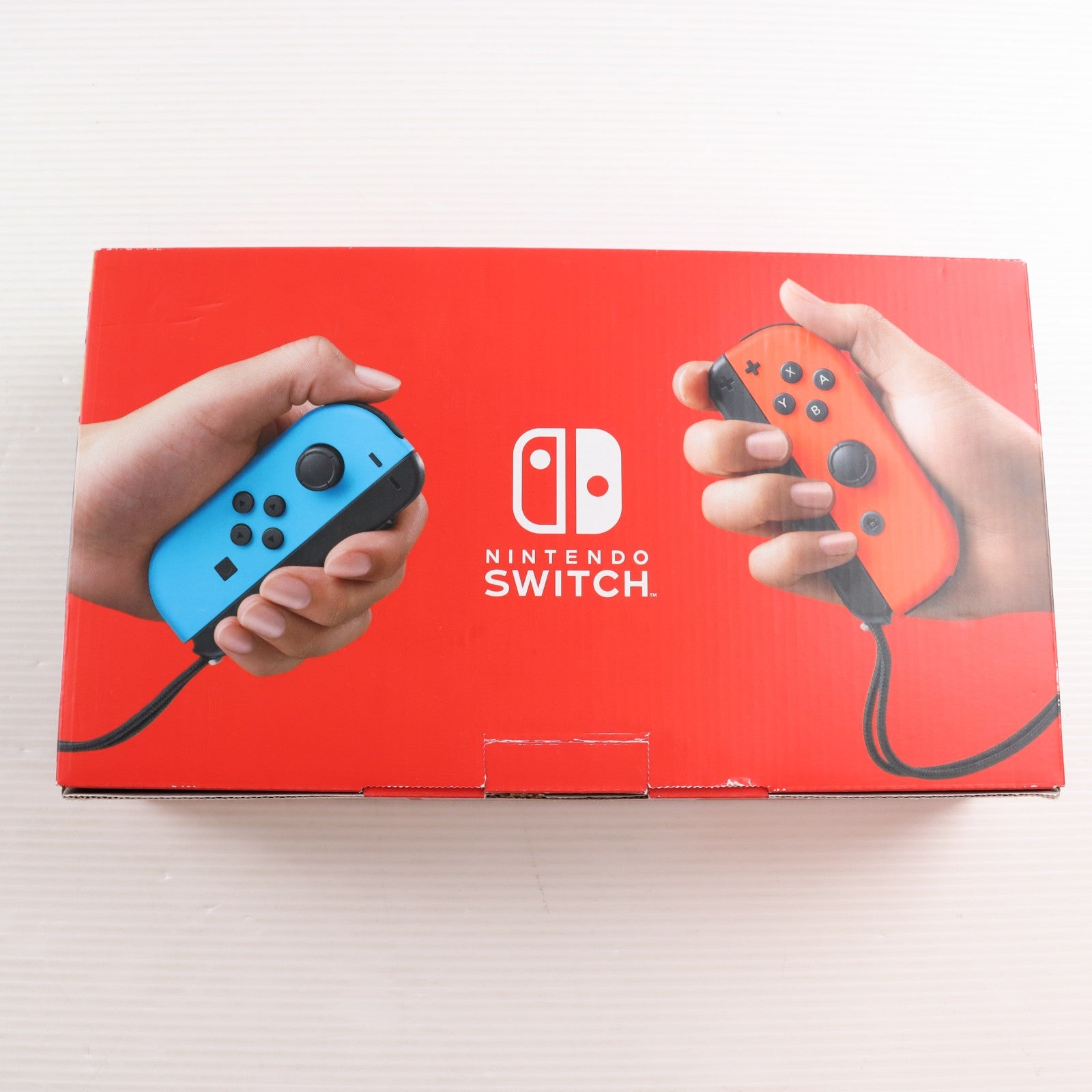 【中古即納】[Switch] (本体) Nintendo Switch(ニンテンドースイッチ) Joy-Con(L) ネオンブルー/(R) ネオンレッド 任天堂(HAD-S-KABAA)(20190830)