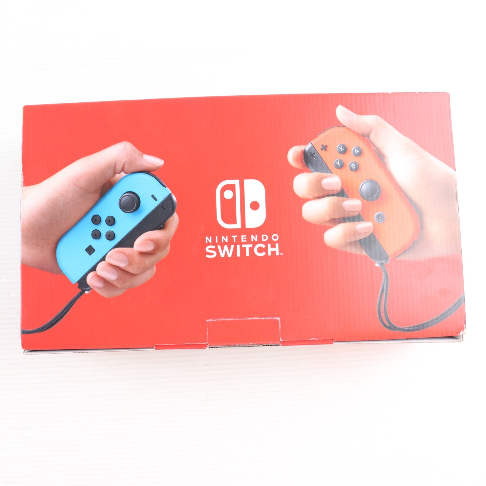 【中古即納】[Switch] (本体) Nintendo Switch(ニンテンドースイッチ) Joy-Con(L) ネオンブルー/(R) ネオンレッド 任天堂(HAD-S-KABAA)(20190830)
