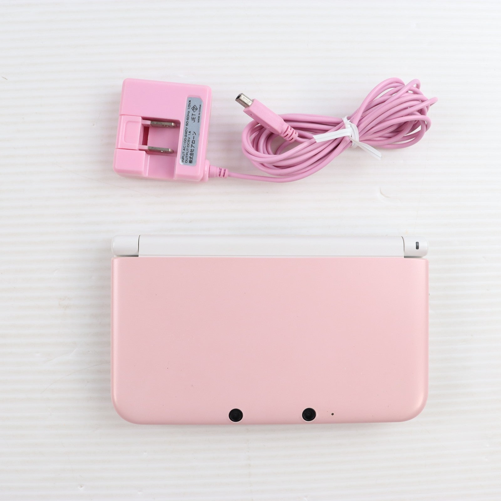 【中古即納】[3DS] (本体) ニンテンドー3DS LL ピンク×ホワイト 任天堂(SPR-S-PAAA)(20120927)