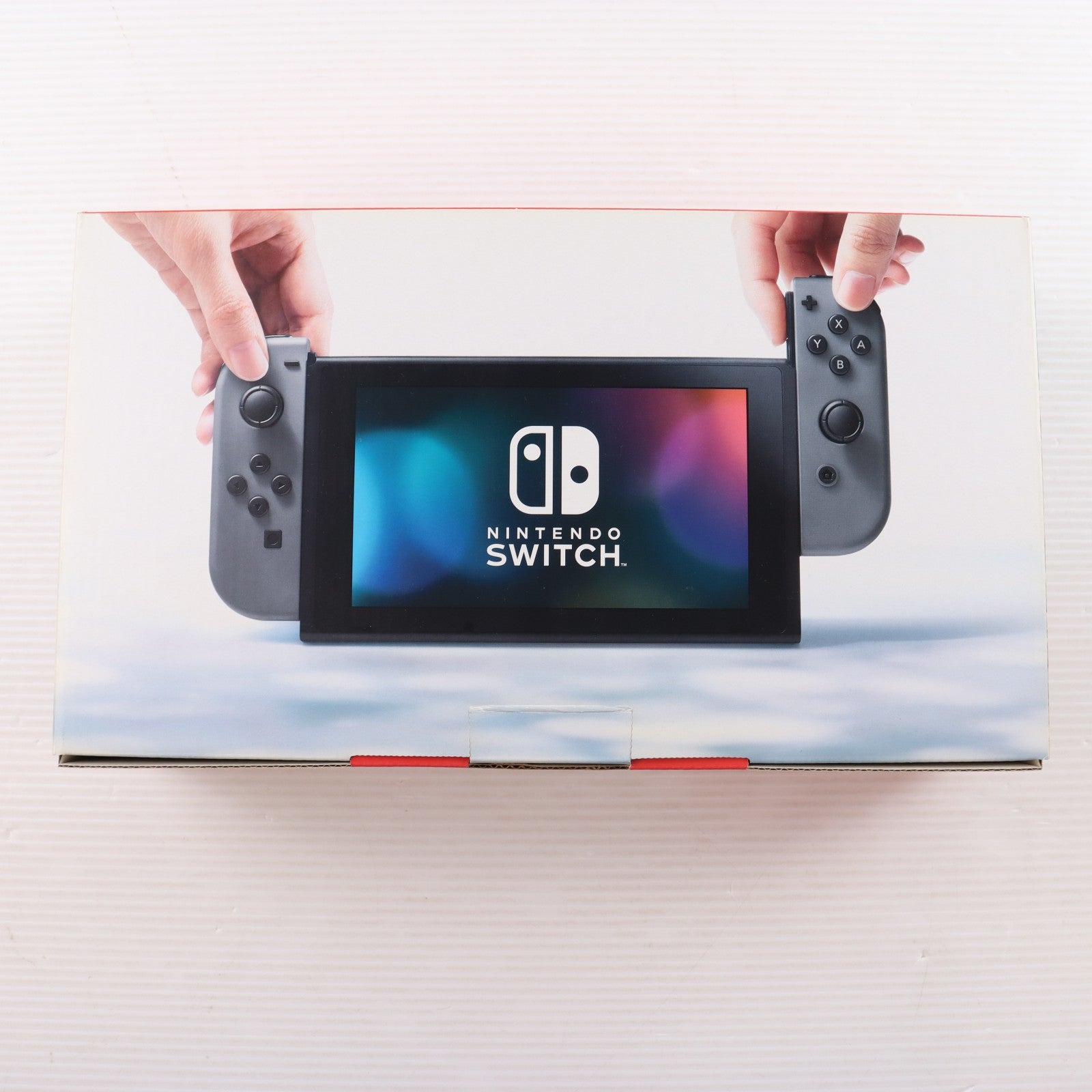 【中古即納】[Switch] (本体) Nintendo Switch(ニンテンドースイッチ) Joy-Con(L)/R グレー 任天堂(HAC-S-KAAAA)(20170303)