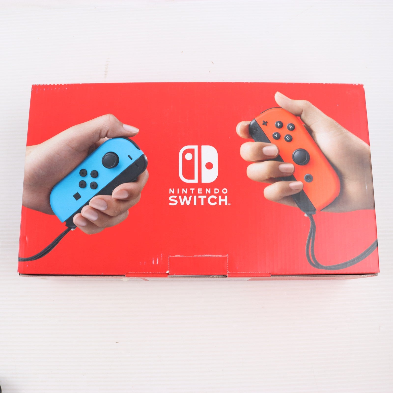 【中古即納】[Switch] (本体) Nintendo Switch(ニンテンドースイッチ) Joy-Con(L) ネオンブルー/(R) ネオンレッド 任天堂(HAD-S-KABAA)(20190830)