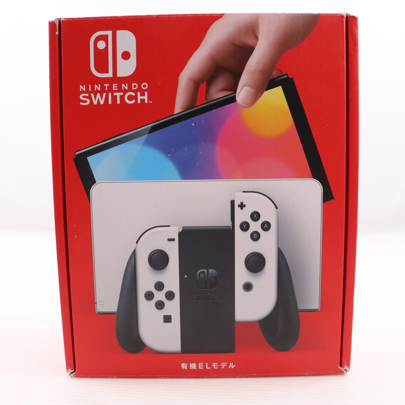 【中古即納】[Switch] (本体)(未使用) Nintendo Switch(有機ELモデル) ニンテンドースイッチ Joy-Con(L)/R ホワイト 任天堂(HEG-S-KAAAA)(20211008)