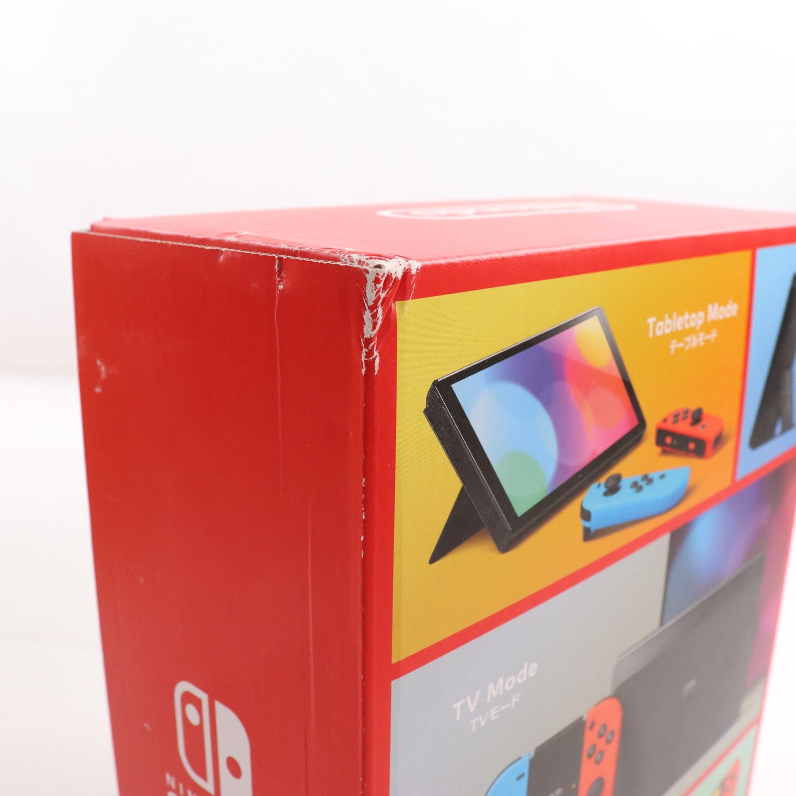 【中古即納】[Switch] (本体)(未使用) Nintendo Switch(有機ELモデル)(ニンテンドースイッチ 有機ELモデル) Joy-Con(L) ネオンブルー/R ネオンレッド 任天堂(HEG-S-KABAA)(20211008)