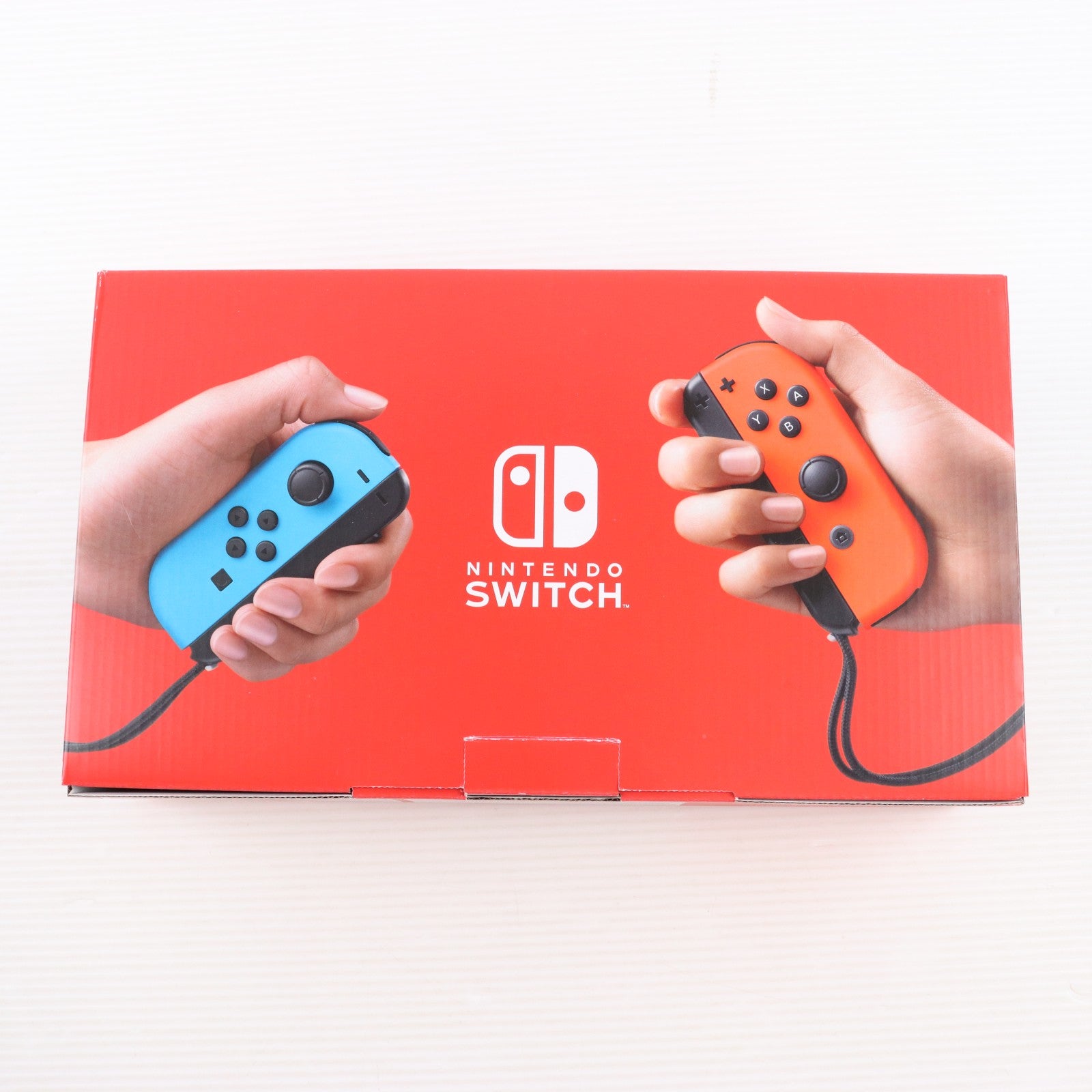 【中古即納】[Switch] (本体) Nintendo Switch(ニンテンドースイッチ) Joy-Con(L) ネオンブルー/(R) ネオンレッド 任天堂(HAD-S-KABAA)(20190830)