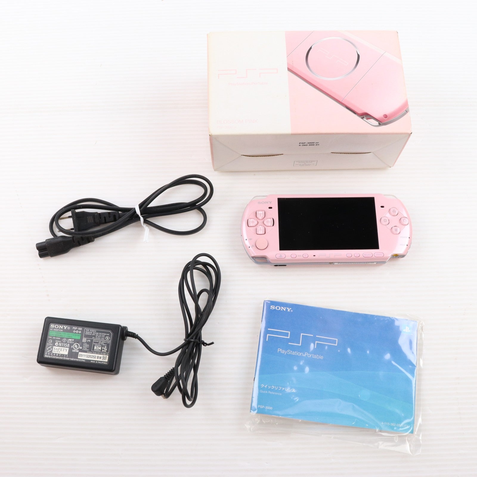 【中古即納】[PSP] (本体) PlayStation Portable(プレイステーション・ポータブル) ブロッサム・ピンク SCE(PSP-3000ZP)(20101118)