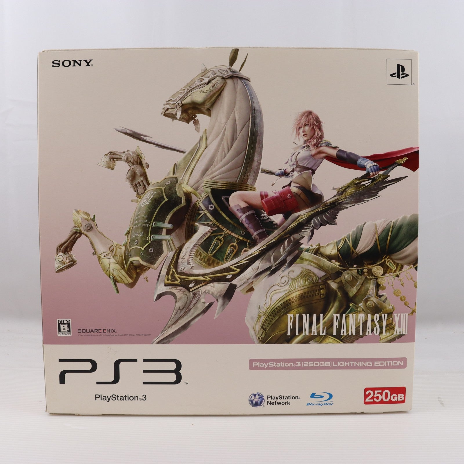 【中古即納】[PS3] (本体) PlayStation 3 FINAL FANTASY XIII LIGHTNING EDITION(プレイステーション3 ファイナルファンタジー13 ライトニングエディション) 250GB SCE(CEJH-10008)(20091217)
