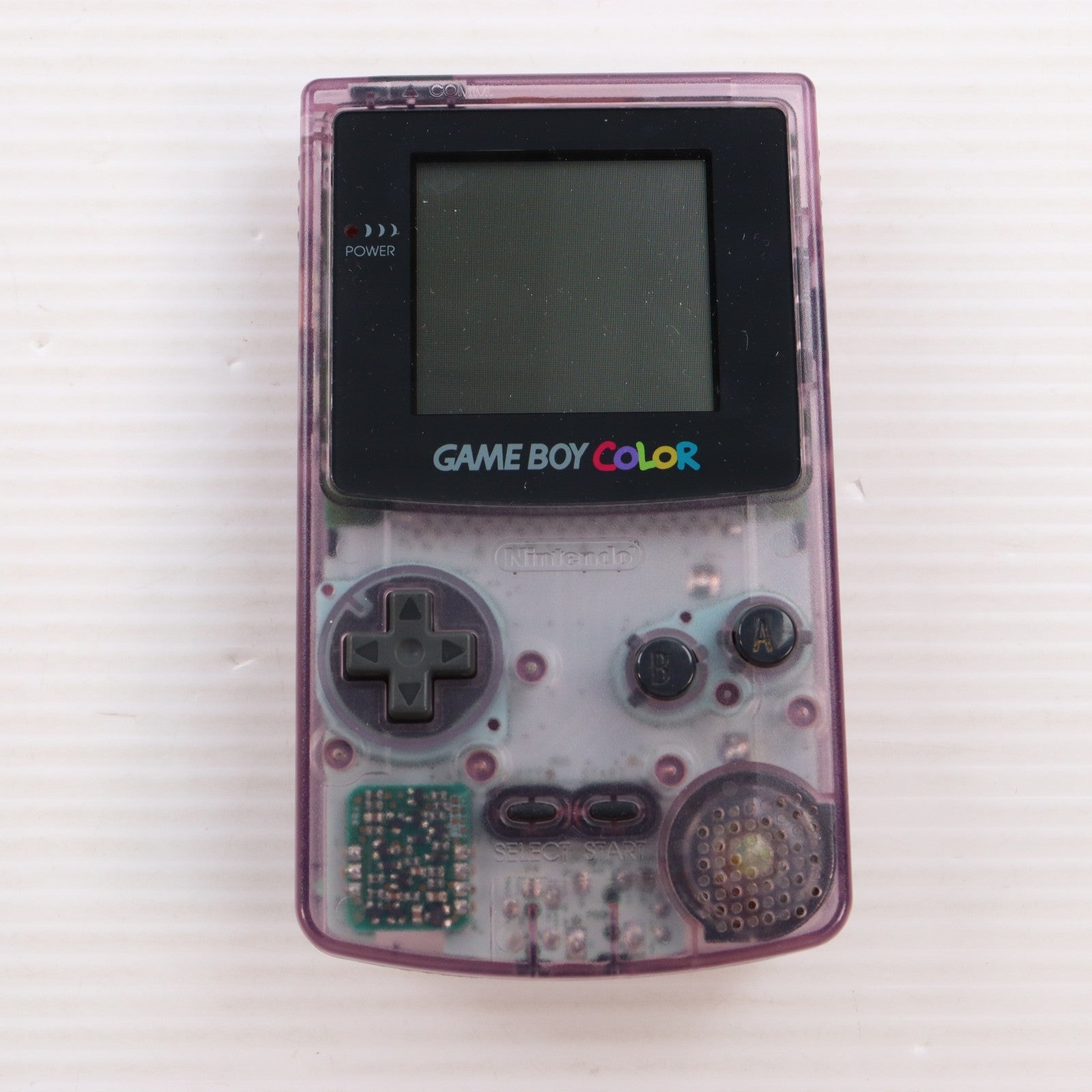 【中古即納】[GB] (本体) GAMEBOY COLOR(ゲームボーイカラー) クリアパープル 任天堂(CGB-001)(19981021)