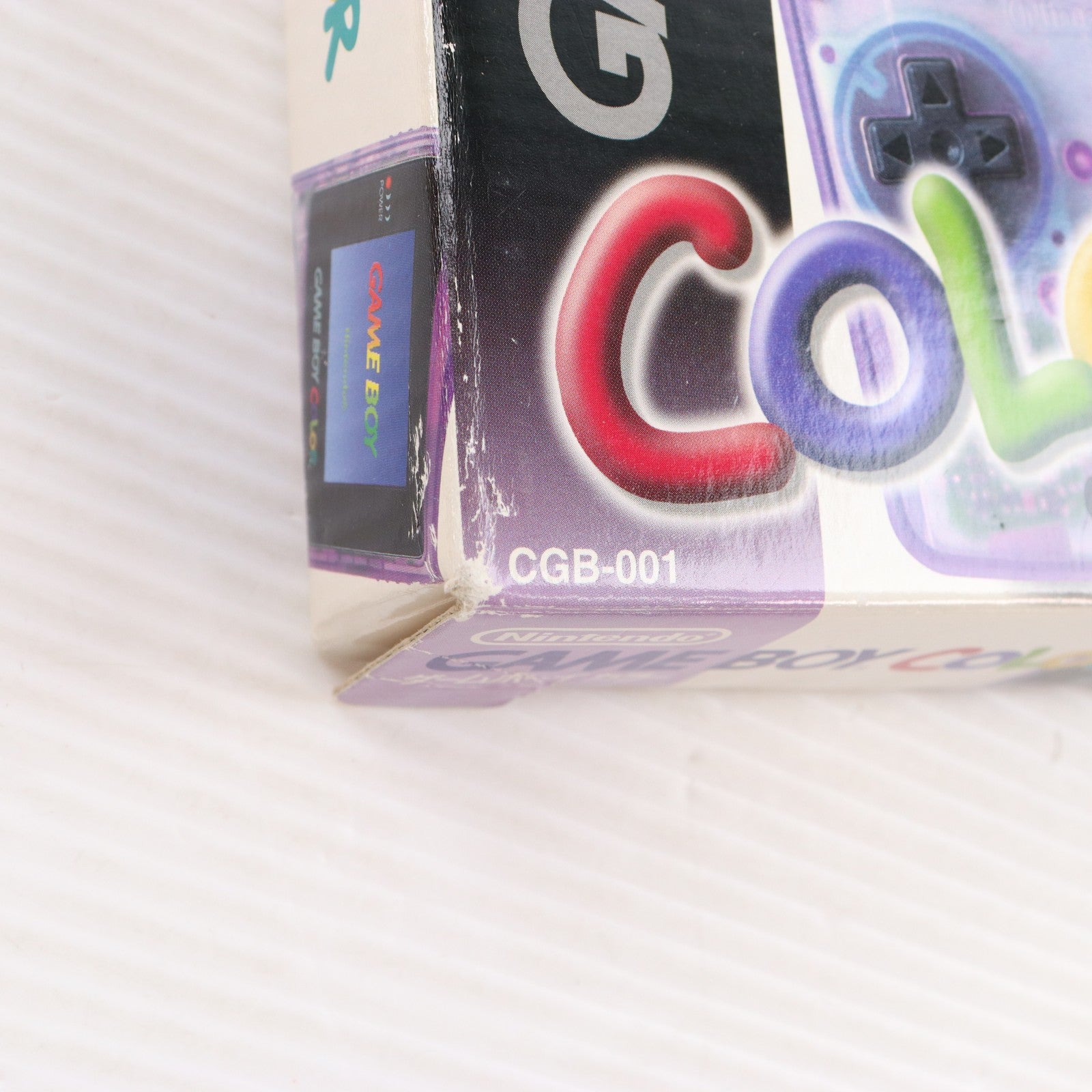 【中古即納】[GB] (本体) GAMEBOY COLOR(ゲームボーイカラー) クリアパープル 任天堂(CGB-001)(19981021)