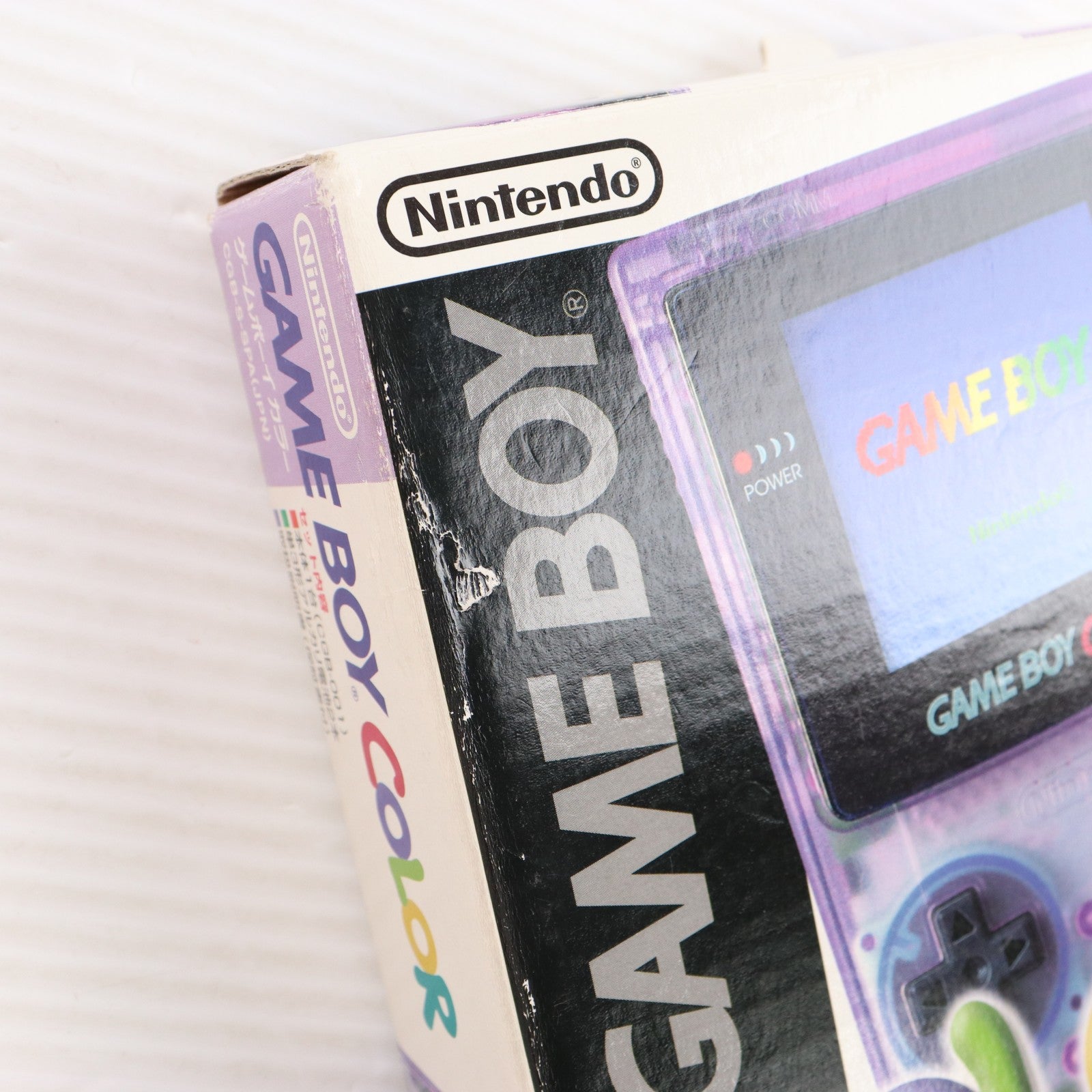【中古即納】[GB] (本体) GAMEBOY COLOR(ゲームボーイカラー) クリアパープル 任天堂(CGB-001)(19981021)