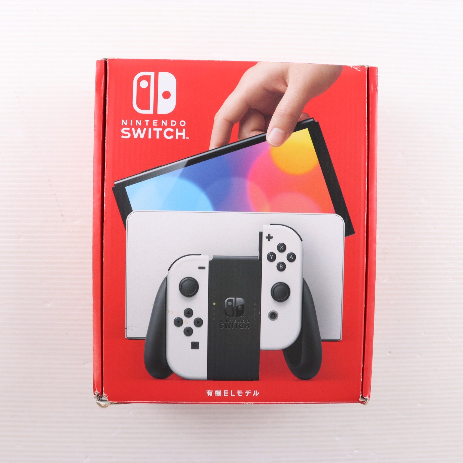 【中古即納】[Switch] (本体) Nintendo Switch(ニンテンドースイッチ) 有機ELモデル Joy-Con(L)/(R) ホワイト 任天堂(HEG-S-KAAAA)(20211008)