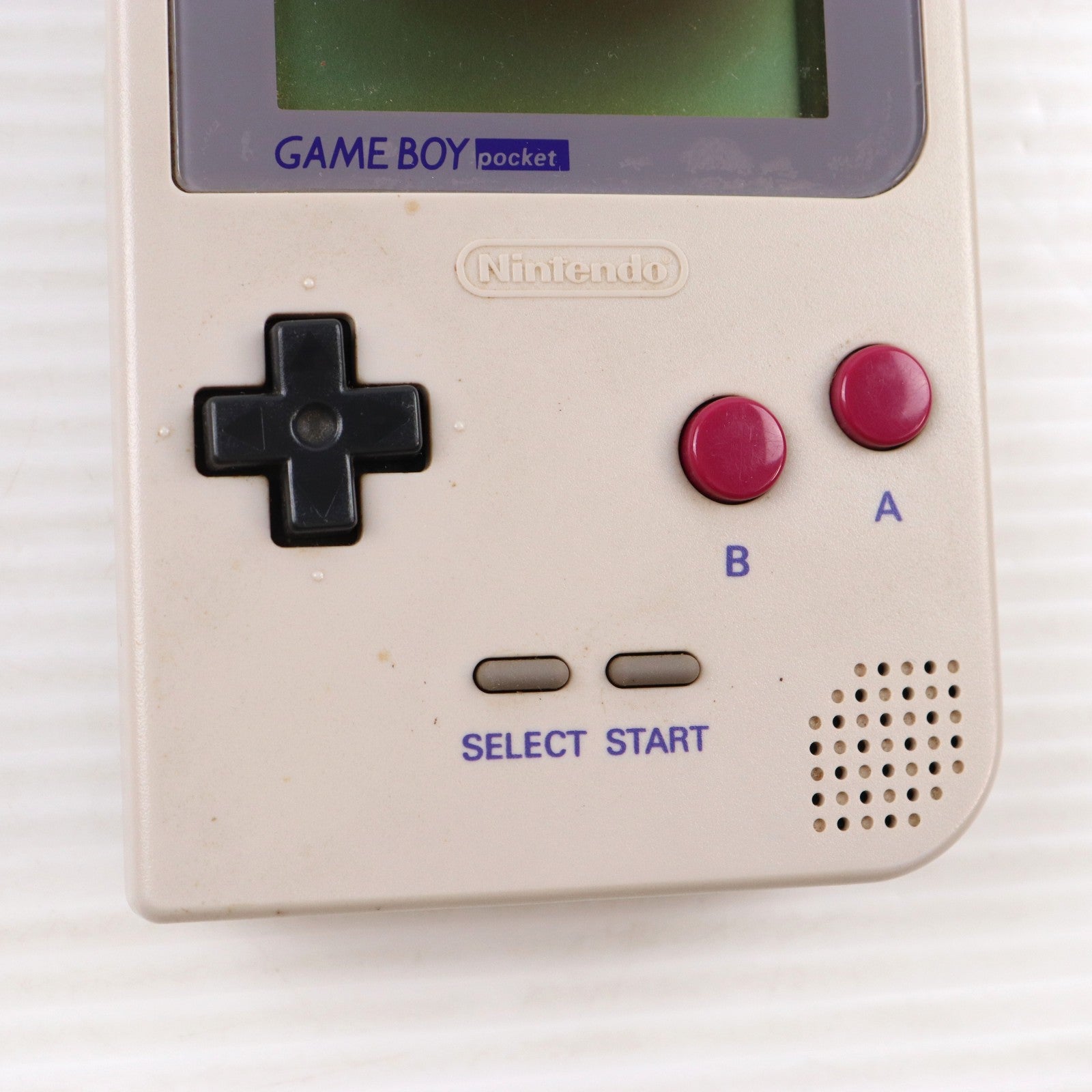【中古即納】[GB] (本体) GAMEBOY pocket(ゲームボーイポケット) グレー 任天堂(MGB-001)(19960721)