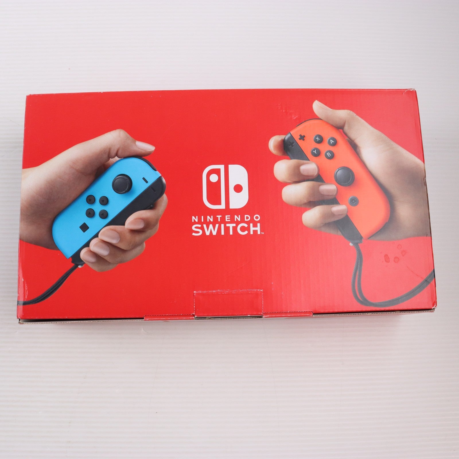 【中古即納】[Switch] (本体) Nintendo Switch(ニンテンドースイッチ) Joy-Con(L) ネオンブルー/(R) ネオンレッド 任天堂(HAD-S-KABAA)(20190830)