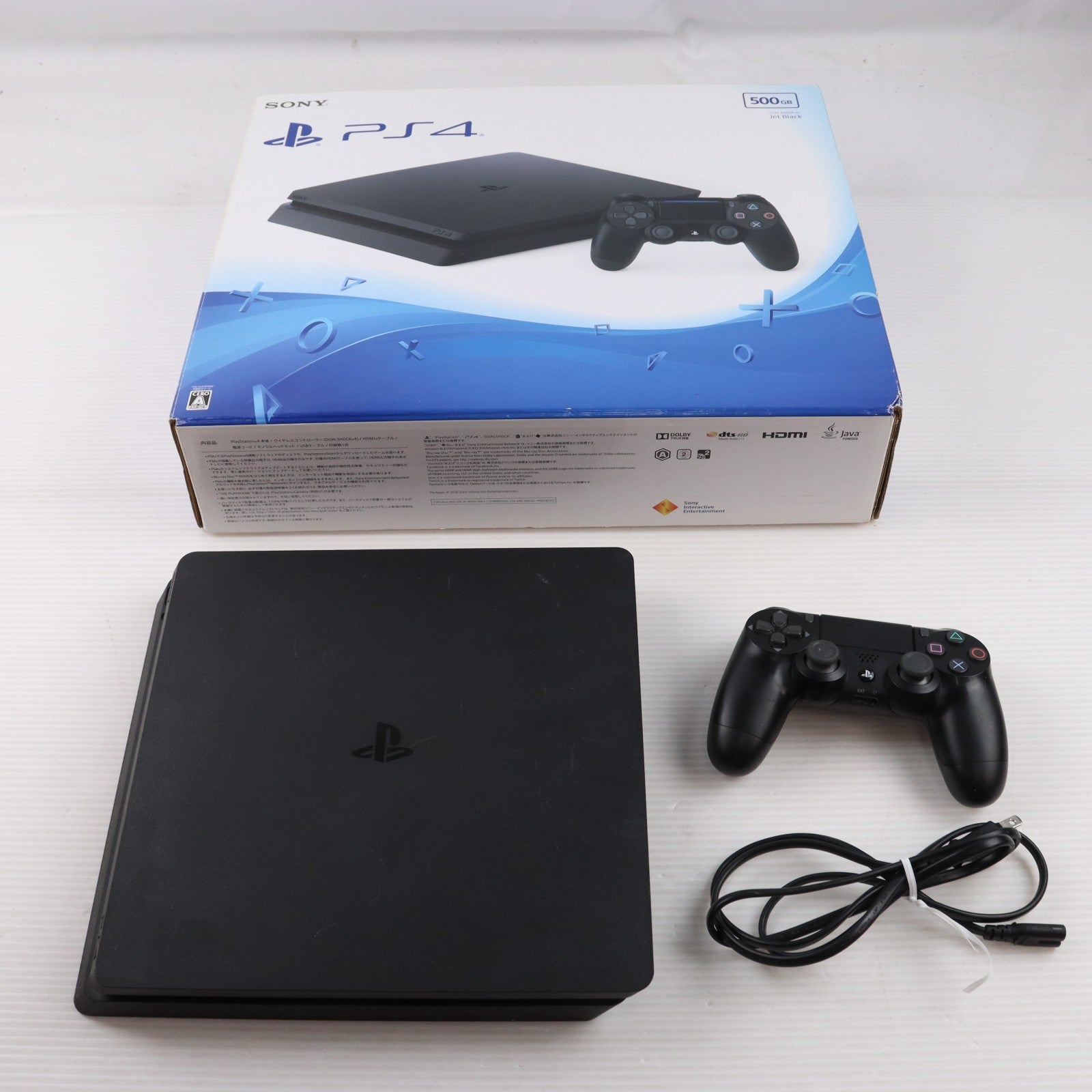 【中古即納】[PS4] (本体) PlayStation 4(プレイステーション4) ジェット・ブラック HDD500GB SIE(CUH-2000AB01)(20160915)