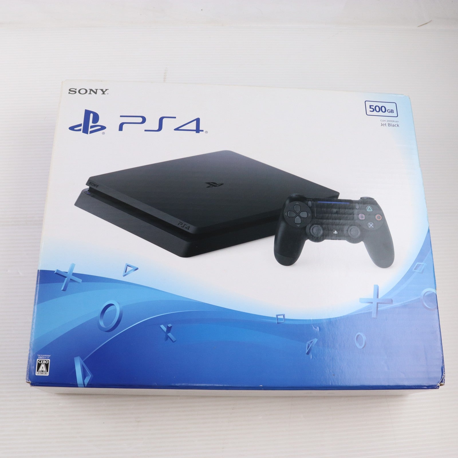 【中古即納】[PS4] (本体) PlayStation 4(プレイステーション4) ジェット・ブラック HDD500GB SIE(CUH-2000AB01)(20160915)