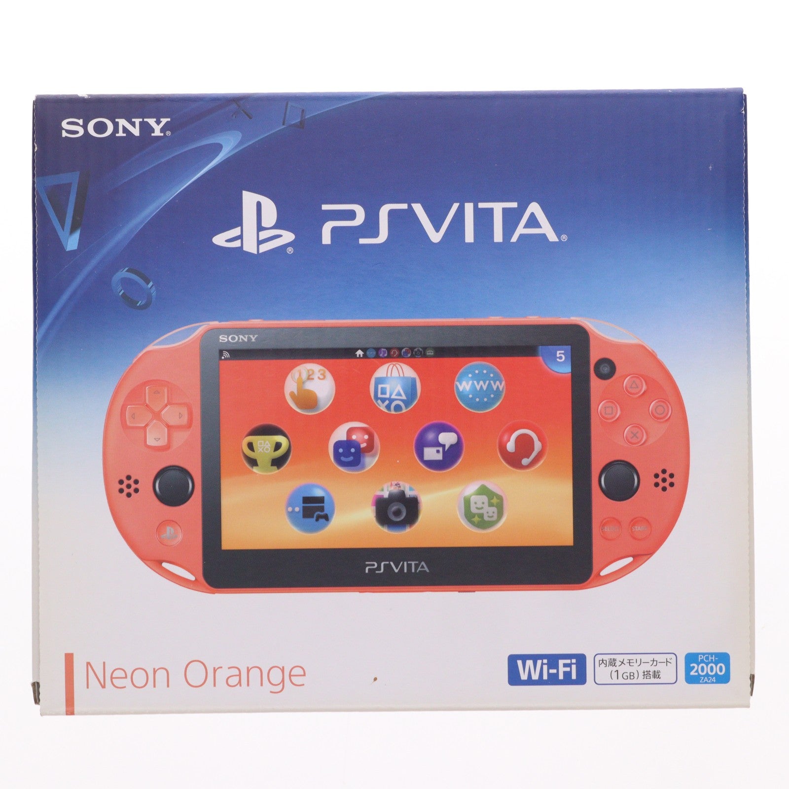 【中古即納】[PSVita] (本体) PlayStation Vita(プレイステーション ヴィータ) Wi-Fiモデル ネオン・オレンジ SCE(PCH-2000ZA24)(20150917)