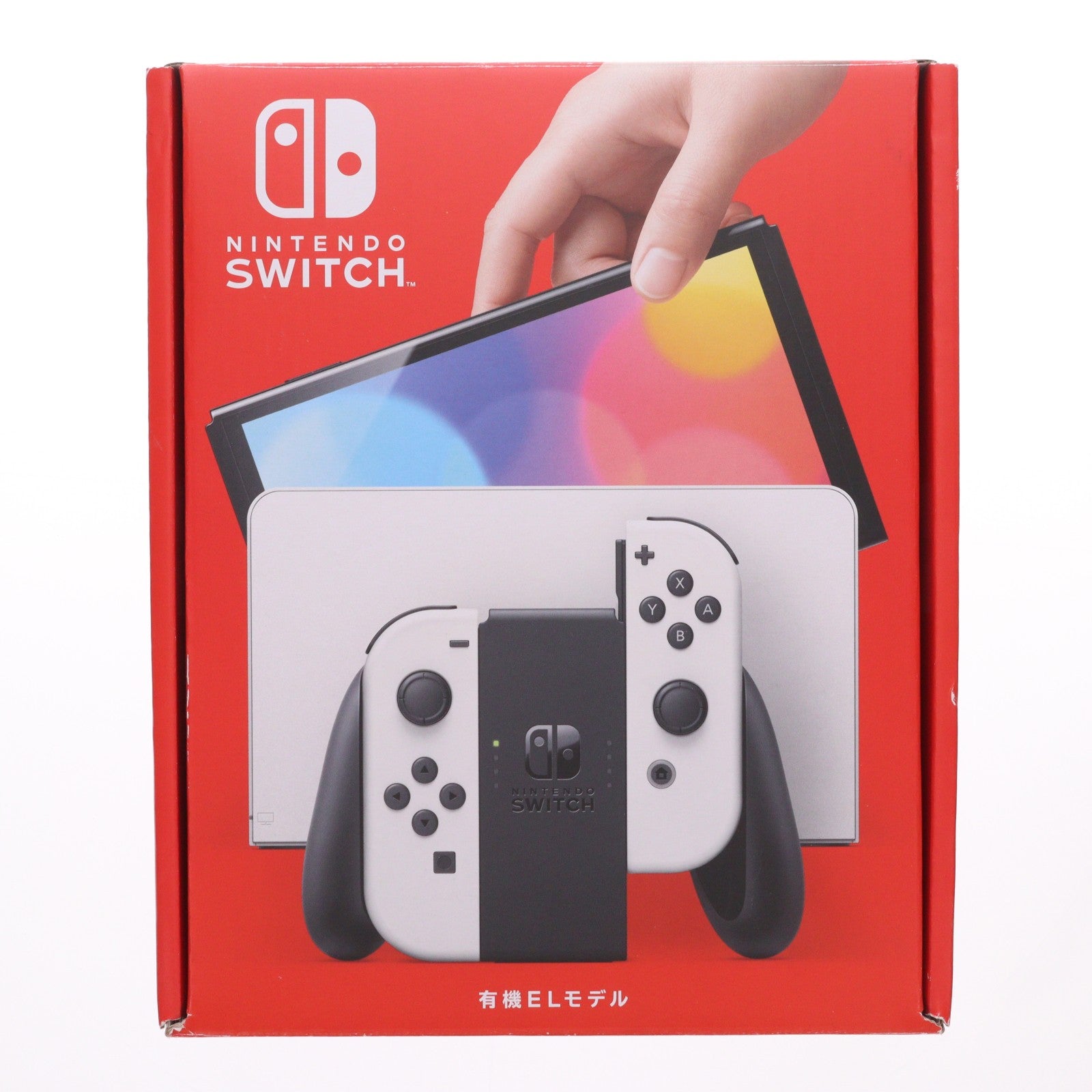 【中古即納】[Switch] (本体) Nintendo Switch(ニンテンドースイッチ) 有機ELモデル Joy-Con(L)/(R) ホワイト 任天堂(HEG-S-KAAAA)(20211008)