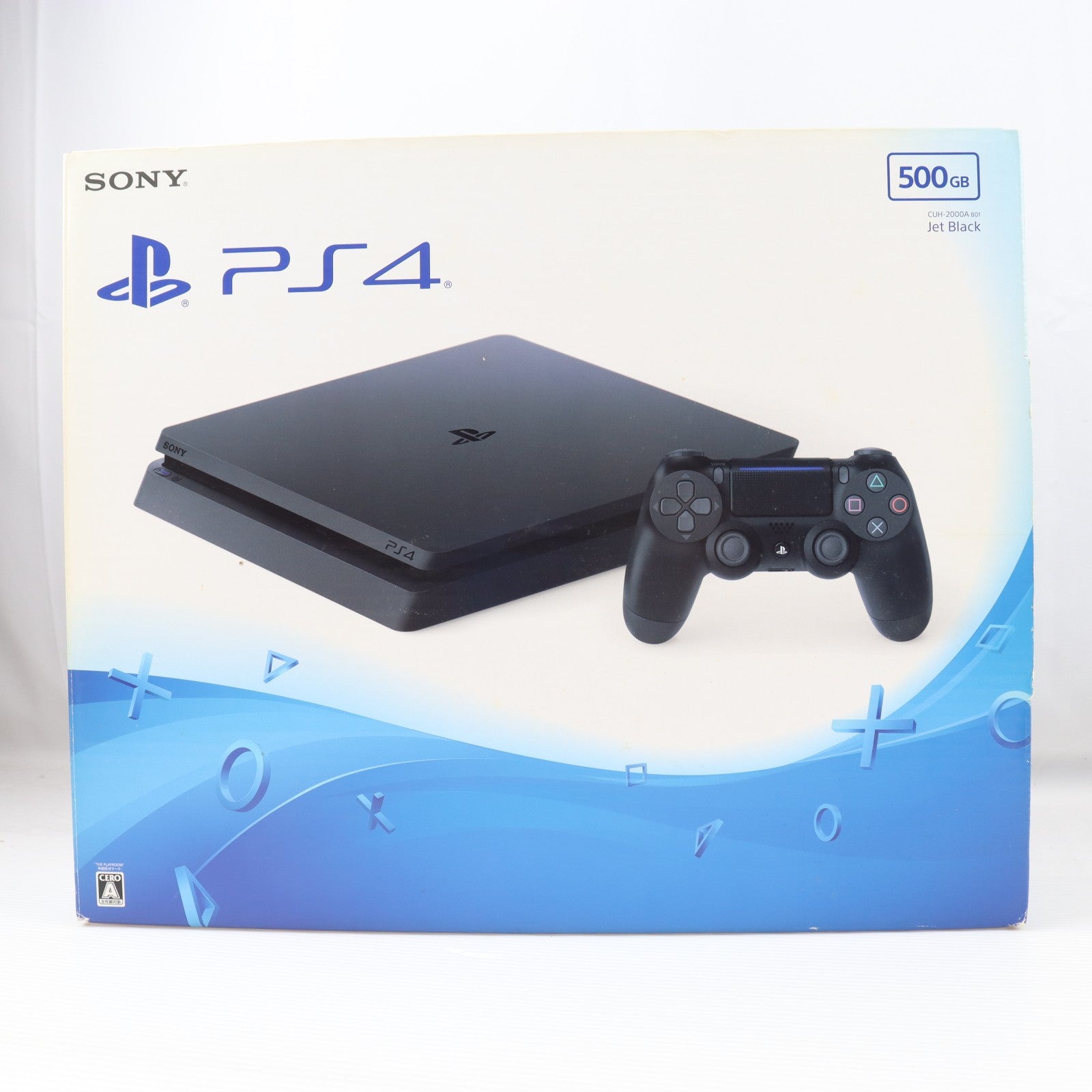 【中古即納】[PS4] (本体) PlayStation 4(プレイステーション4) ジェット・ブラック HDD500GB SIE(CUH-2000AB01)(20160915)