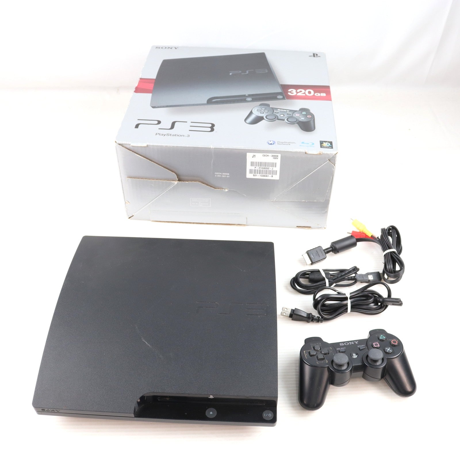 【中古即納】[PS3] (本体) PlayStation 3(プレイステーション3) チャコール・ブラック HDD320GB SCE(CECH-3000B)(20110620)