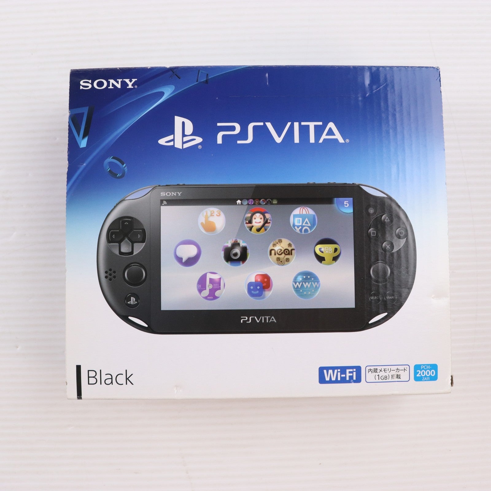 【中古即納】[PSVita] (本体) PlayStation Vita(プレイステーション ヴィータ) Wi-Fiモデル ブラック SCE(PCH-2000ZA11)(20131010)