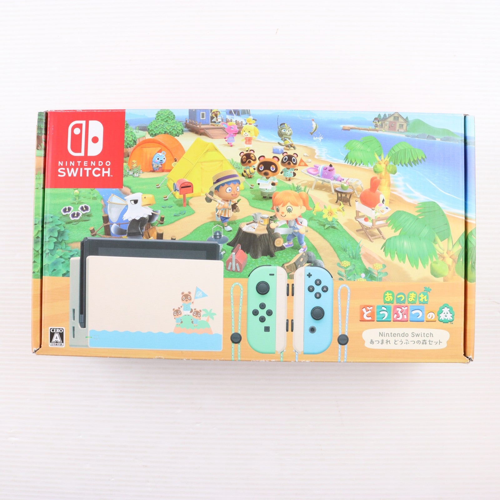 【中古即納】[Switch] (本体)(ソフト無し) Nintendo Switch(ニンテンドースイッチ) あつまれ どうぶつの森セット 任天堂(HAD-S-KEAGC)(20200320)