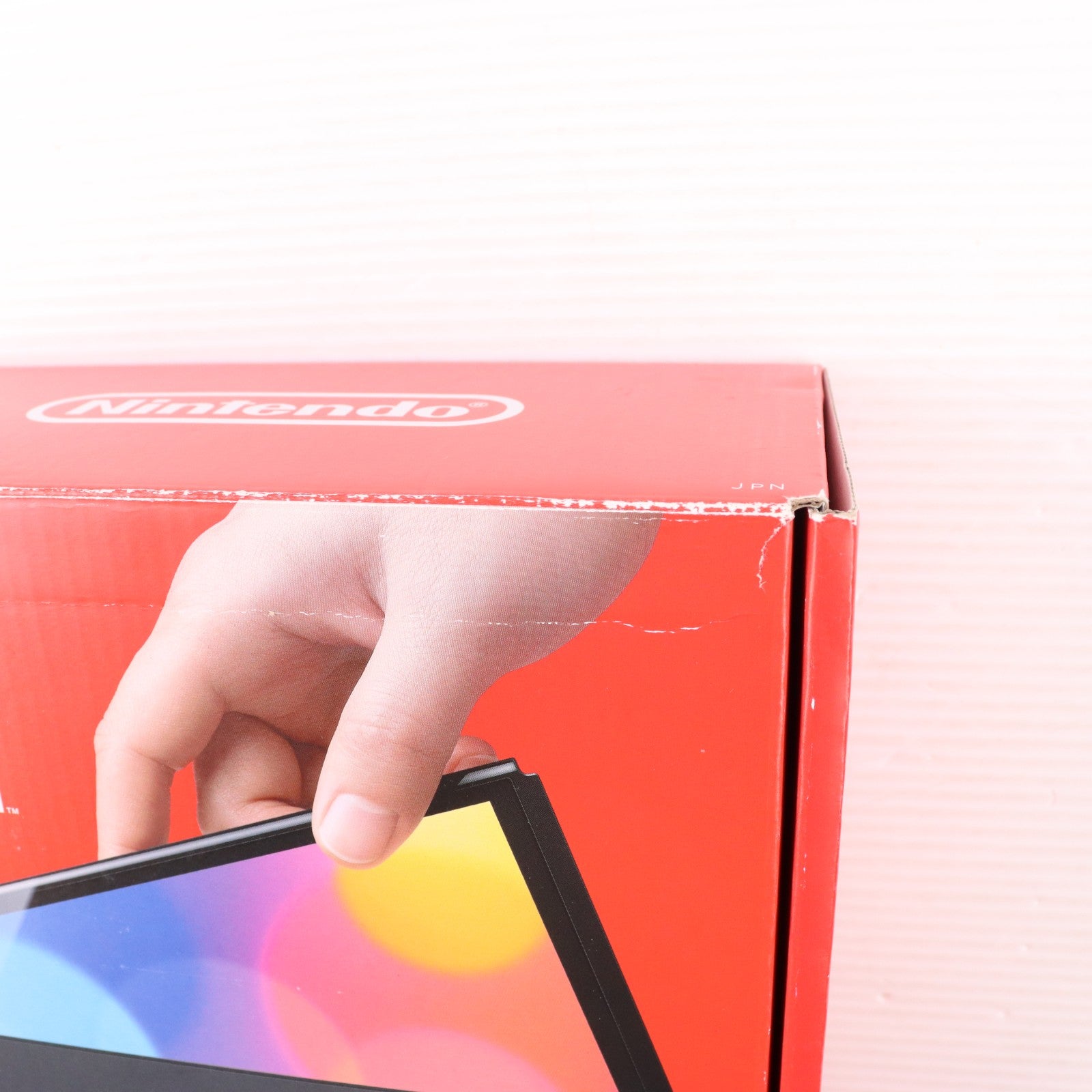 【中古即納】[Switch] (本体)(未使用) Nintendo Switch(有機ELモデル)(ニンテンドースイッチ 有機ELモデル) Joy-Con(L) ネオンブルー/R ネオンレッド 任天堂(HEG-S-KABAA)(20211008)