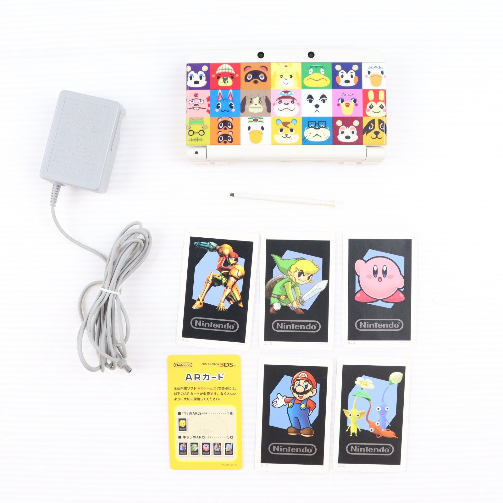 【中古即納】[3DS] (本体) Newニンテンドー3DS きせかえプレートパック どうぶつの森 任天堂(KTR-S-WMAG)(20151128)