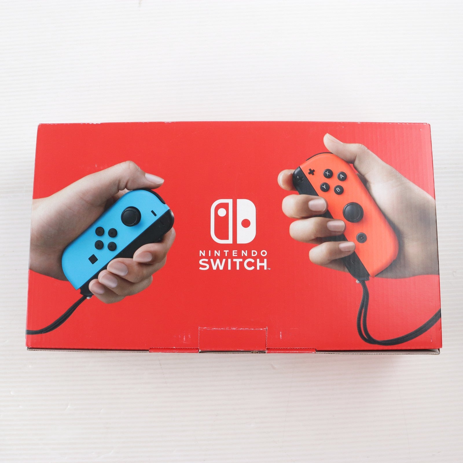 【中古即納】[Switch] (本体) Nintendo Switch(ニンテンドースイッチ) Joy-Con(L) ネオンブルー/R ネオンレッド 任天堂(HAD-S-KABAH)(20190830)