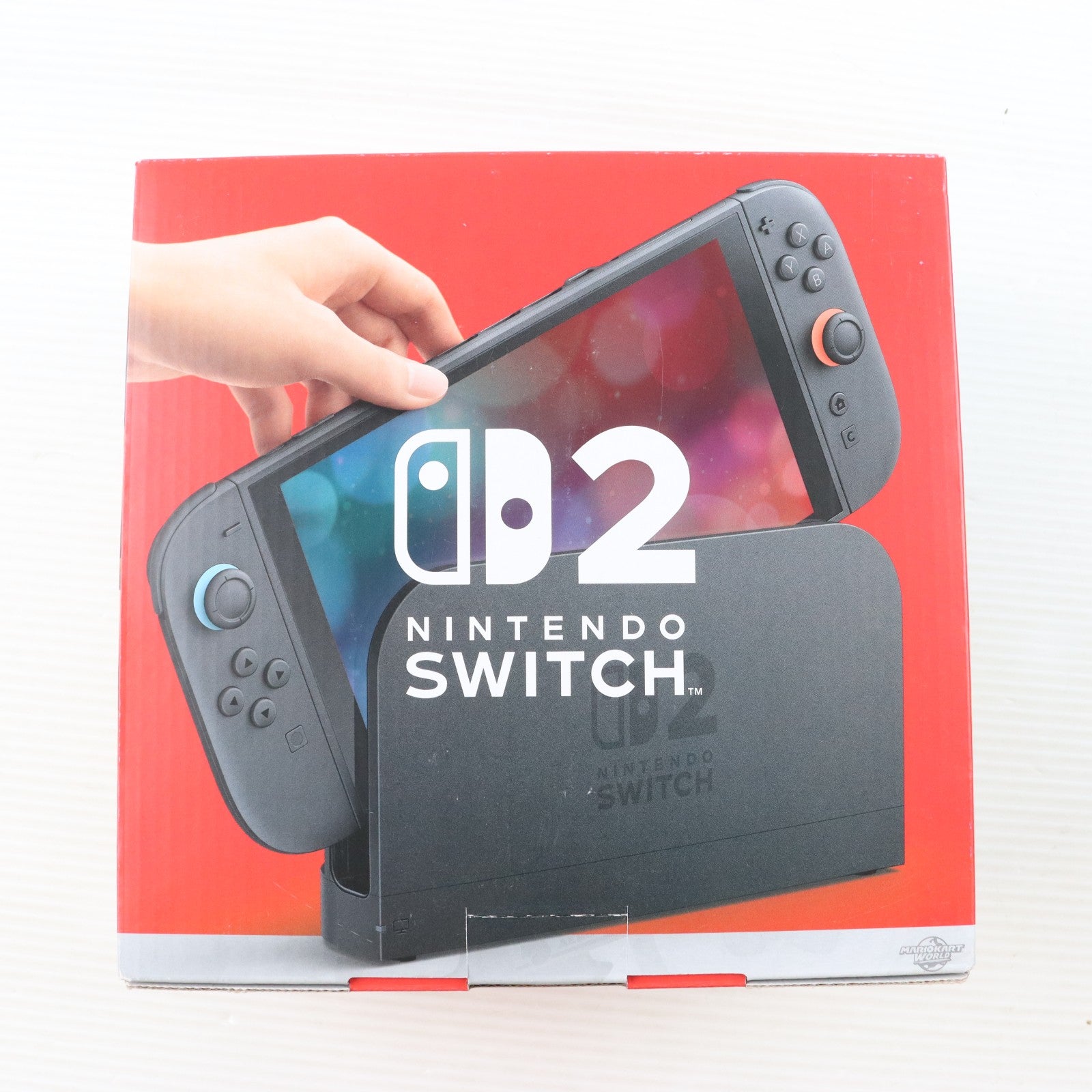 【中古即納】[Switch2] (本体)(未使用) Nintendo Switch 2(ニンテンドースイッチ2)(日本語・国内専用) マリオカート ワールド セット 任天堂(BEE-S-KB6PA)(20250605)